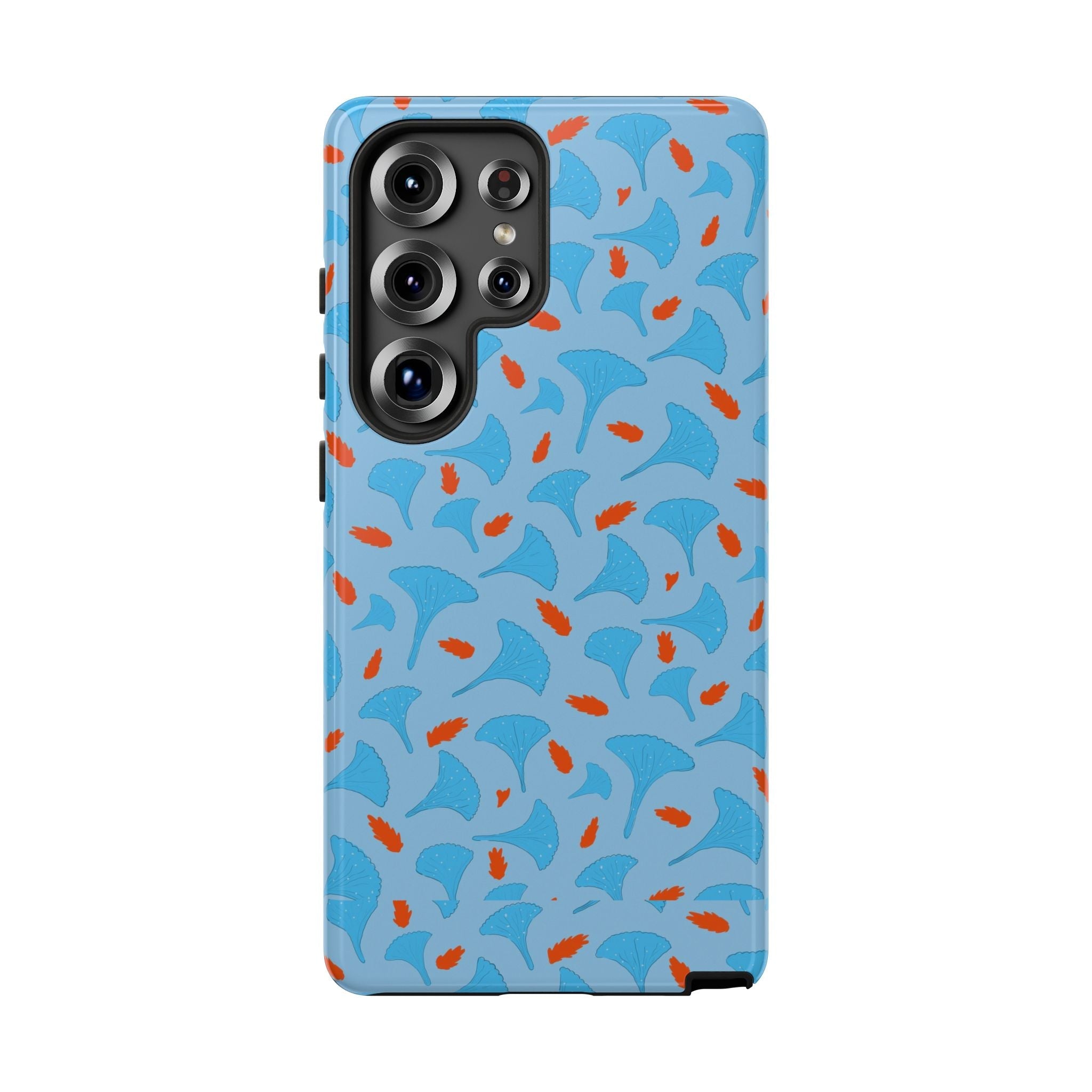 Blue Orange Odd Shape Themed Tough Cases Printify