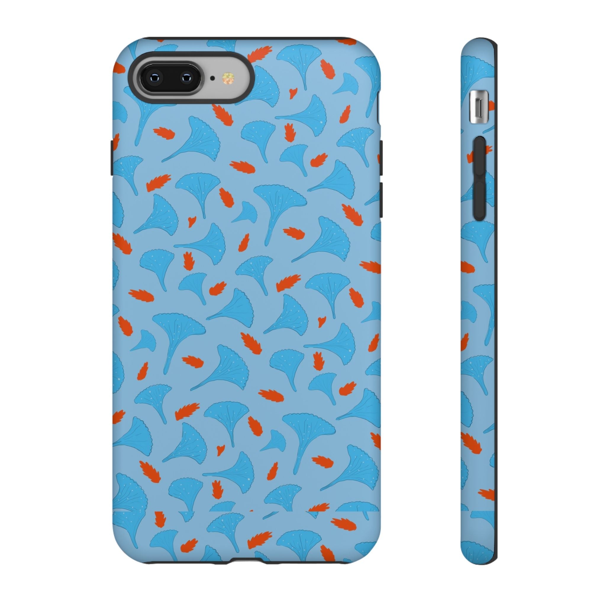 Blue Orange Odd Shape Themed Tough Cases Printify