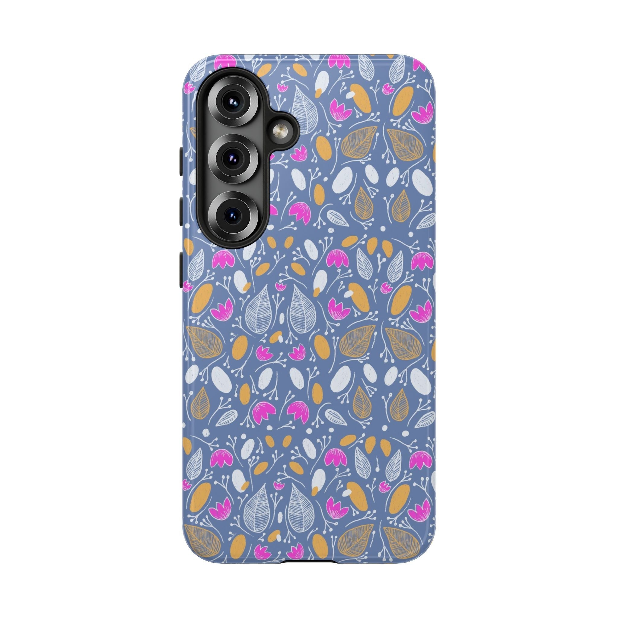 Abstract Grey Small BotanicThemed Tough Cases-Matte and Glossy Printify