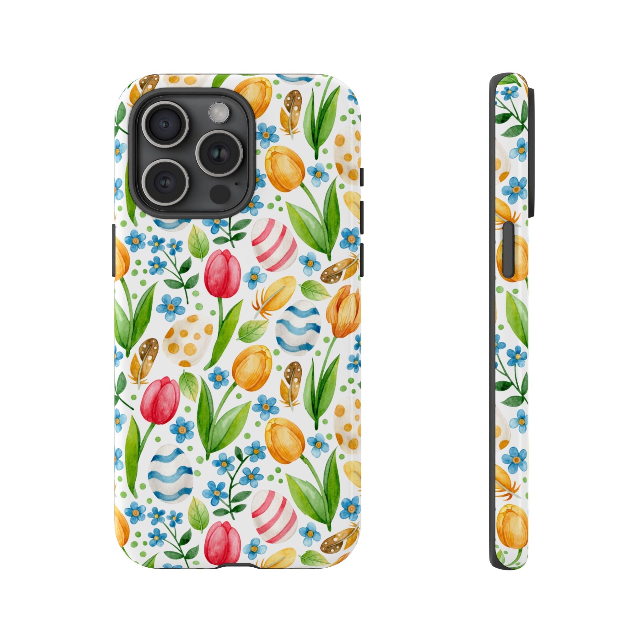 Cute Tulip Egg Theme Tough Cases Printify