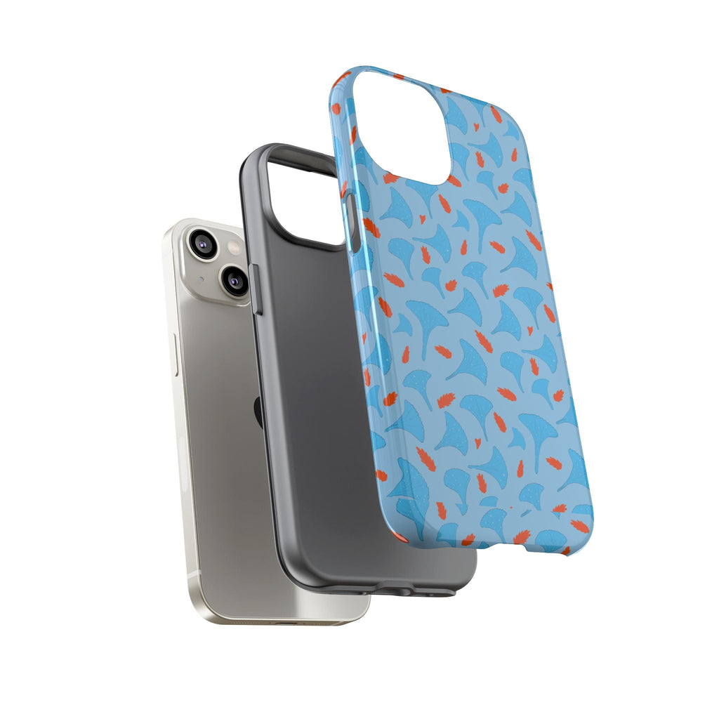 Blue Orange Odd Shape Themed Tough Cases Printify