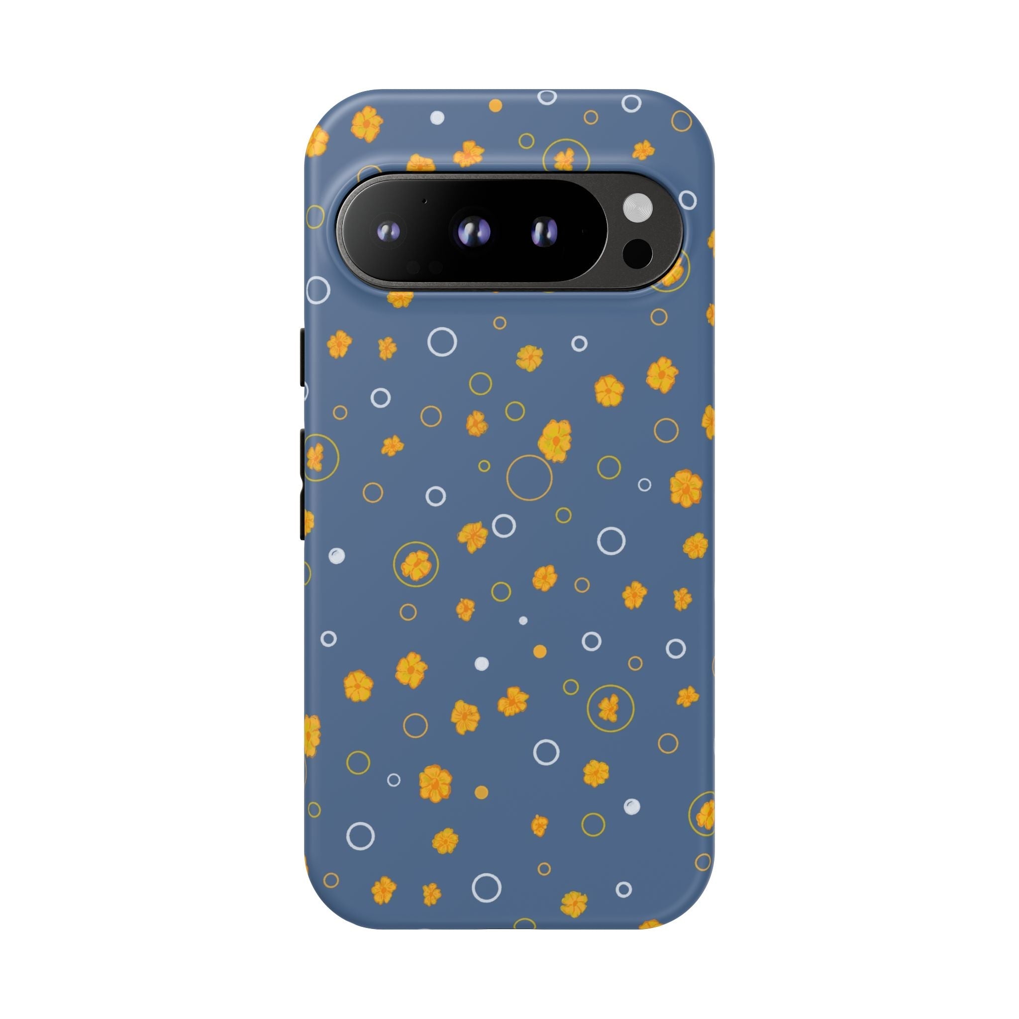 Bluish Grey -Small Cute Wild Flower -Hand Designed Prints-Tough Cases Printify