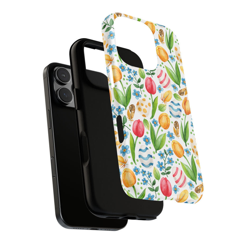 Cute Tulip Egg Theme Tough Cases Printify