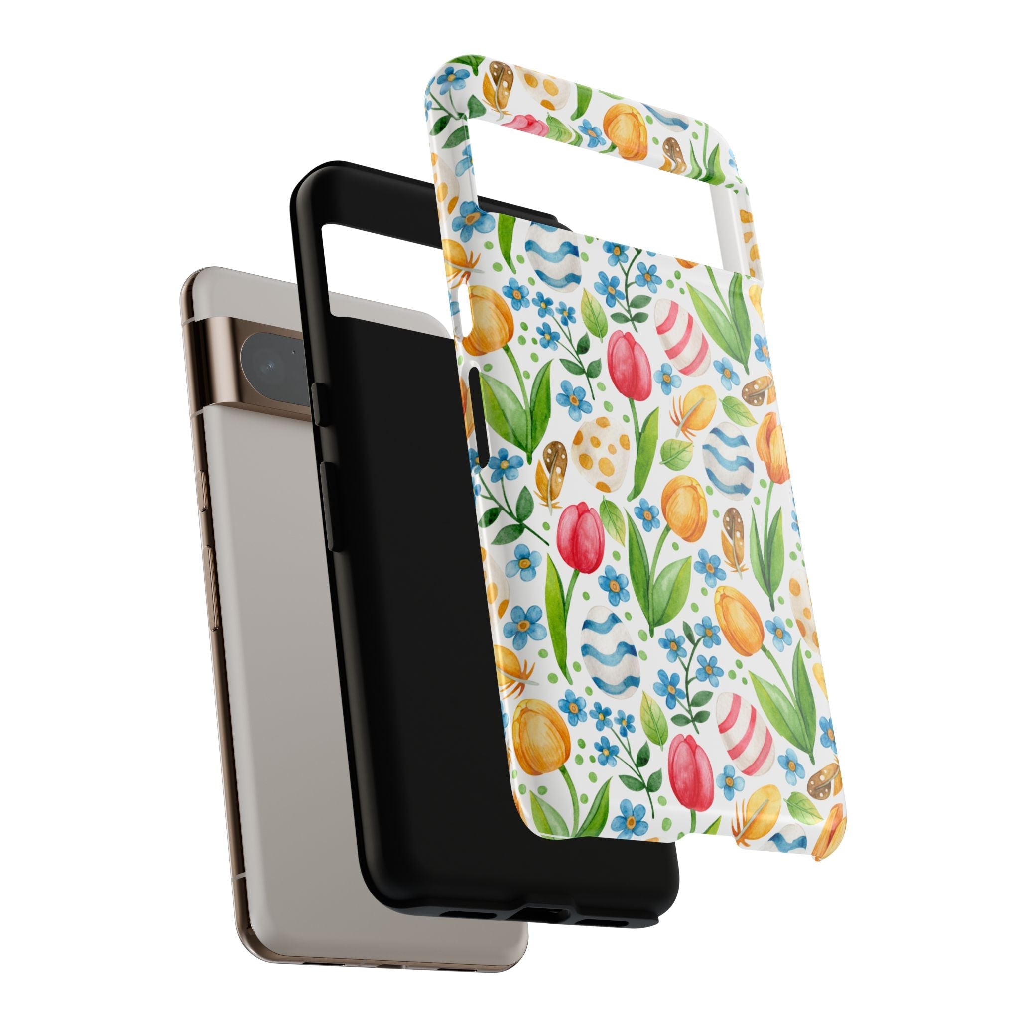 Cute Tulip Egg Theme Tough Cases Printify