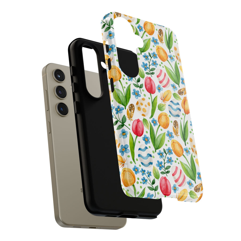 Cute Tulip Egg Theme Tough Cases Printify