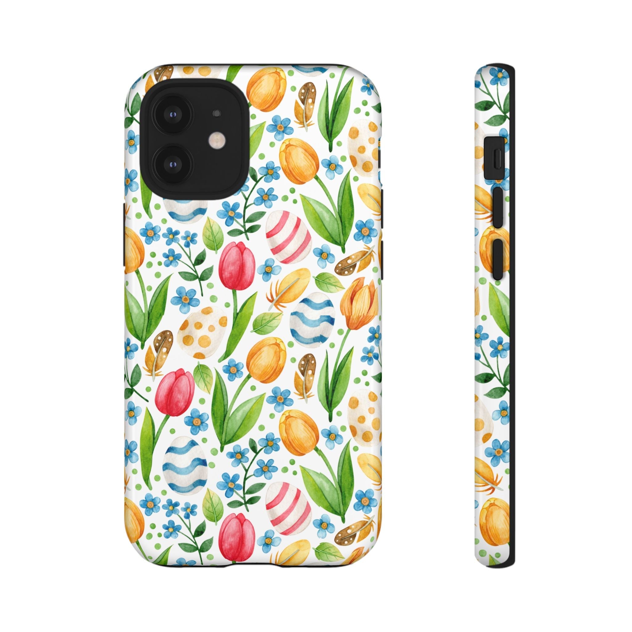 Cute Tulip Egg Theme Tough Cases Printify