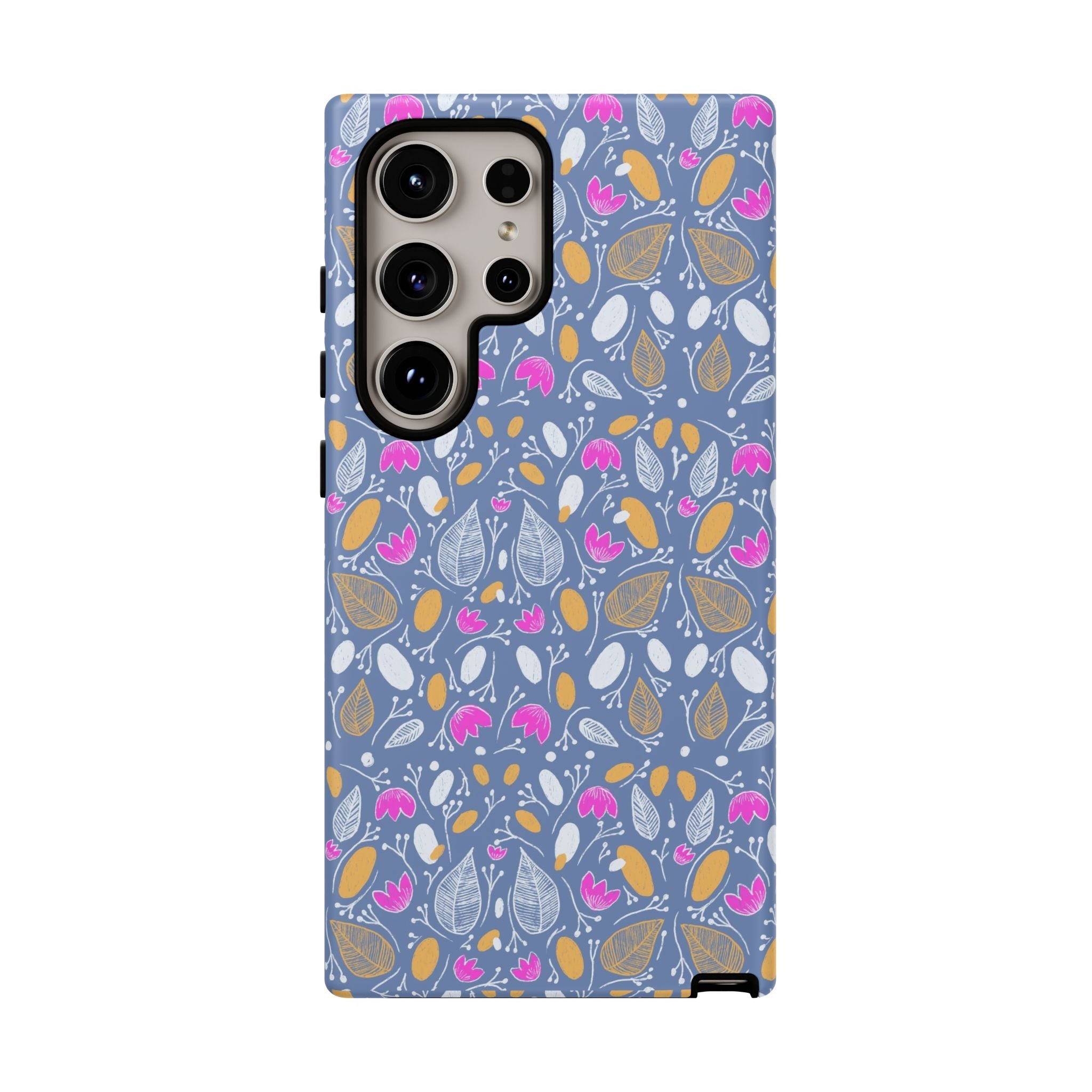 Abstract Grey Small BotanicThemed Tough Cases-Matte and Glossy Printify