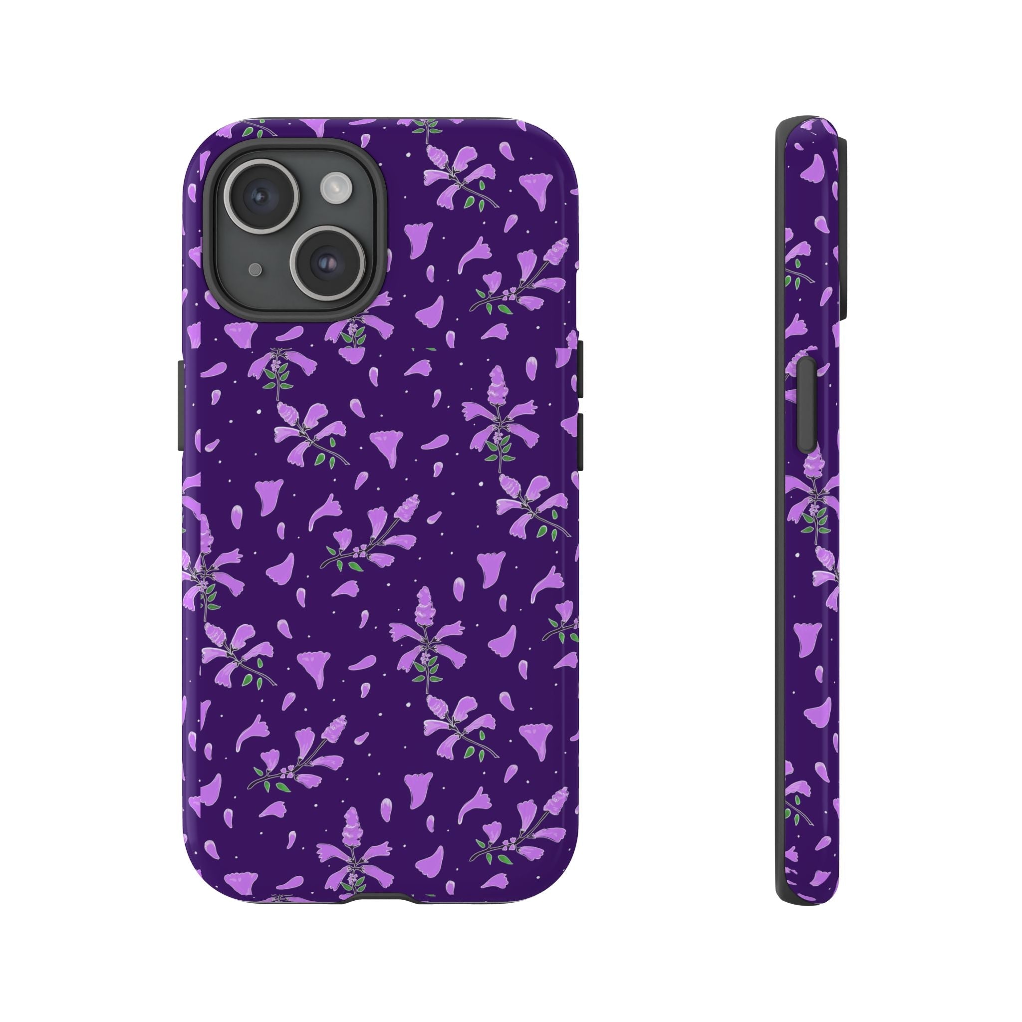 Purple Wild Flower Tough Phone Cases Printify
