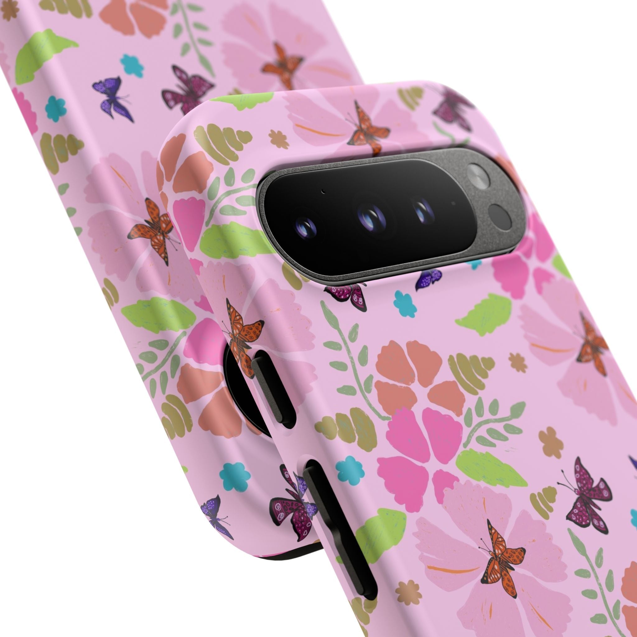 Pink Butterfly Garden Theme Tough Cases Printify