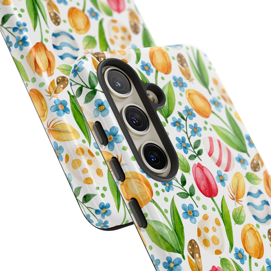 Cute Tulip Egg Theme Tough Cases Printify