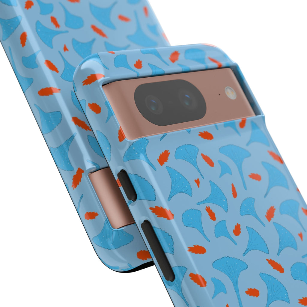 Blue Orange Odd Shape Themed Tough Cases Printify
