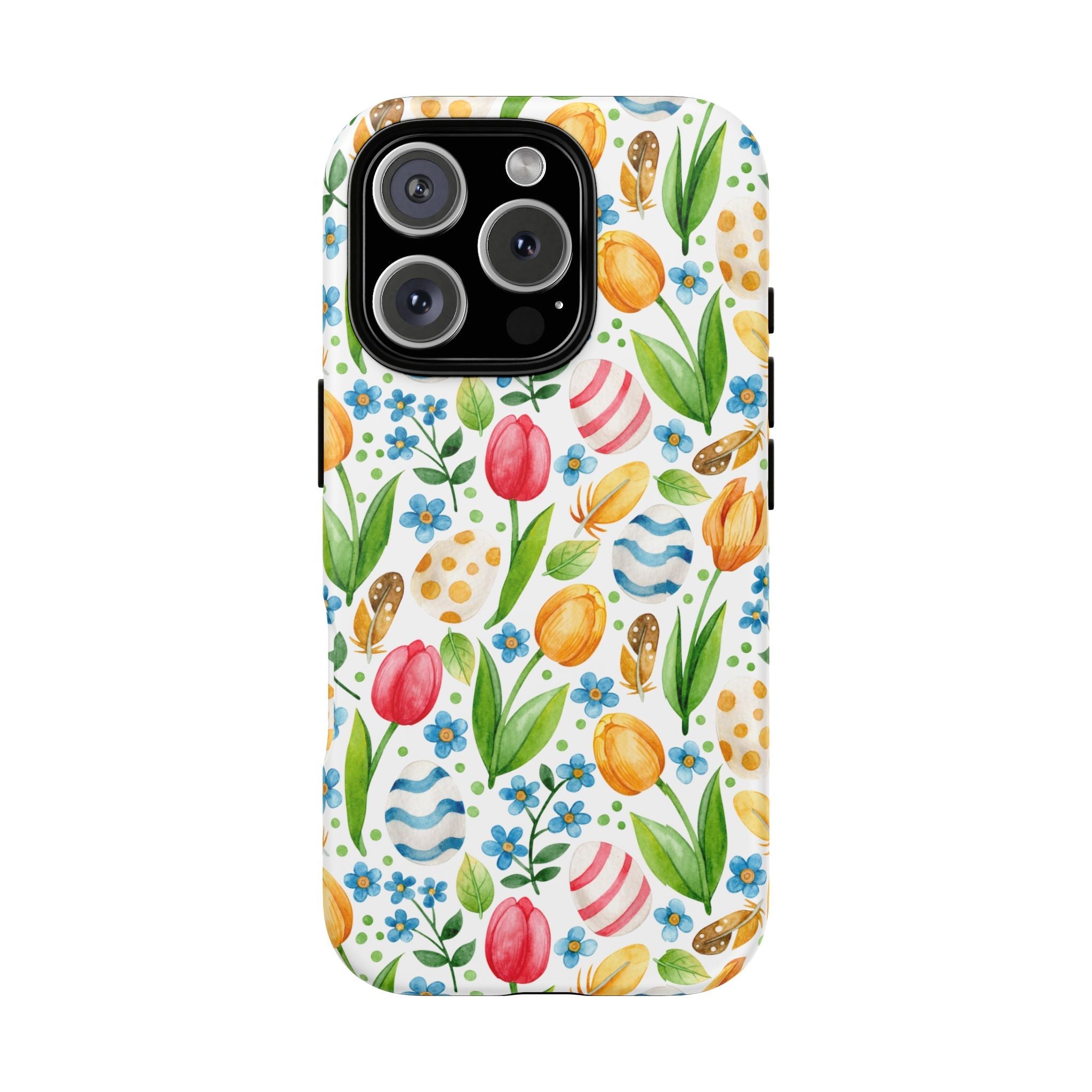Cute Tulip Egg Theme Tough Cases Printify