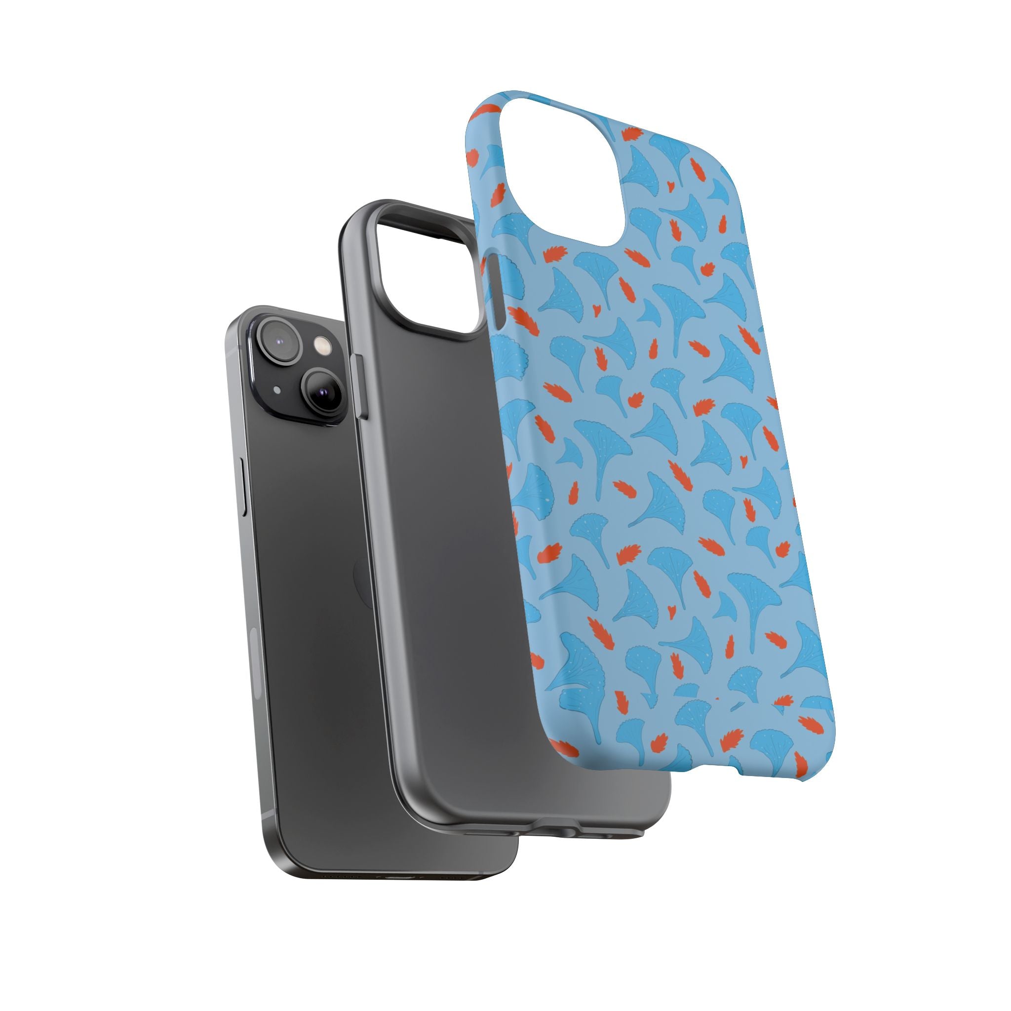 Blue Orange Odd Shape Themed Tough Cases Printify
