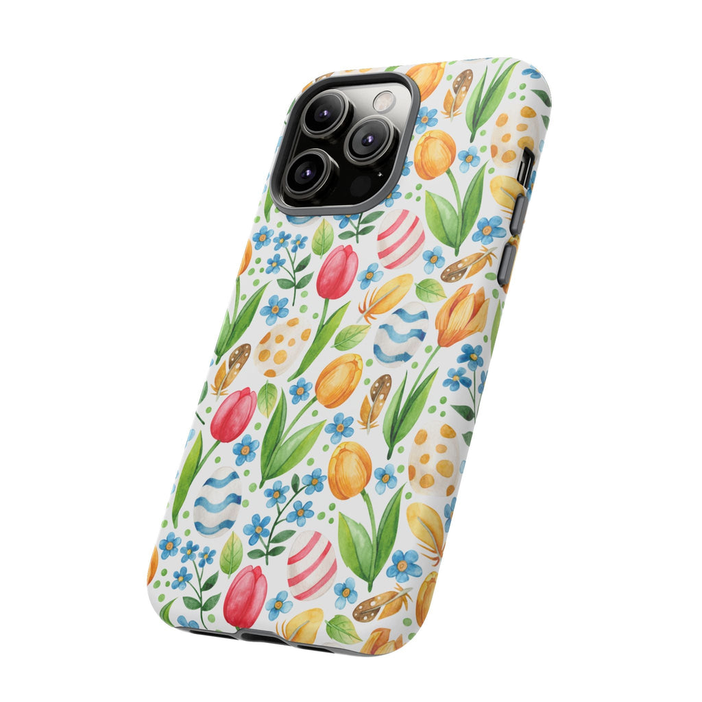 Cute Tulip Egg Theme Tough Cases Printify