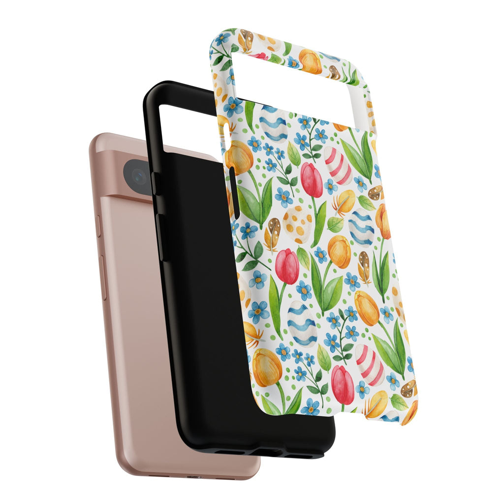 Cute Tulip Egg Theme Tough Cases Printify