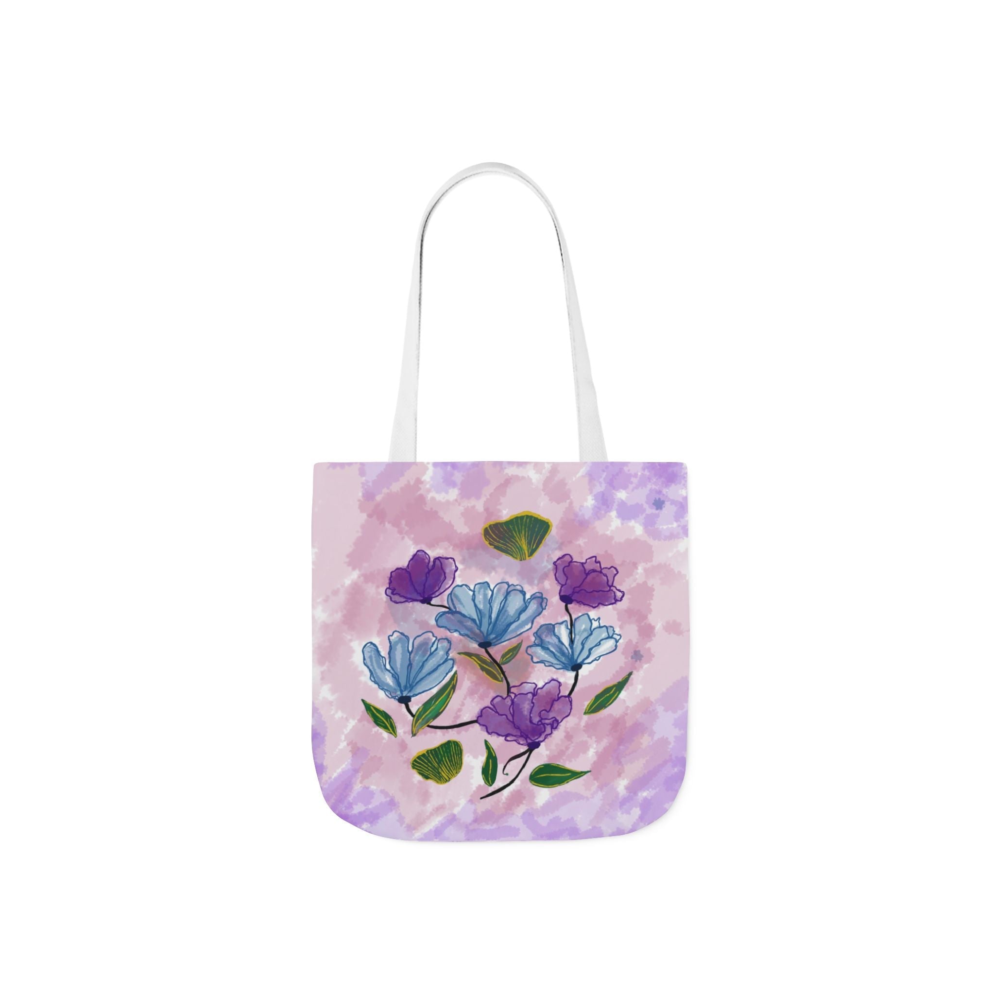 Wild Botanic Water Colour Hand Designed Canvas Tote Bag Printify