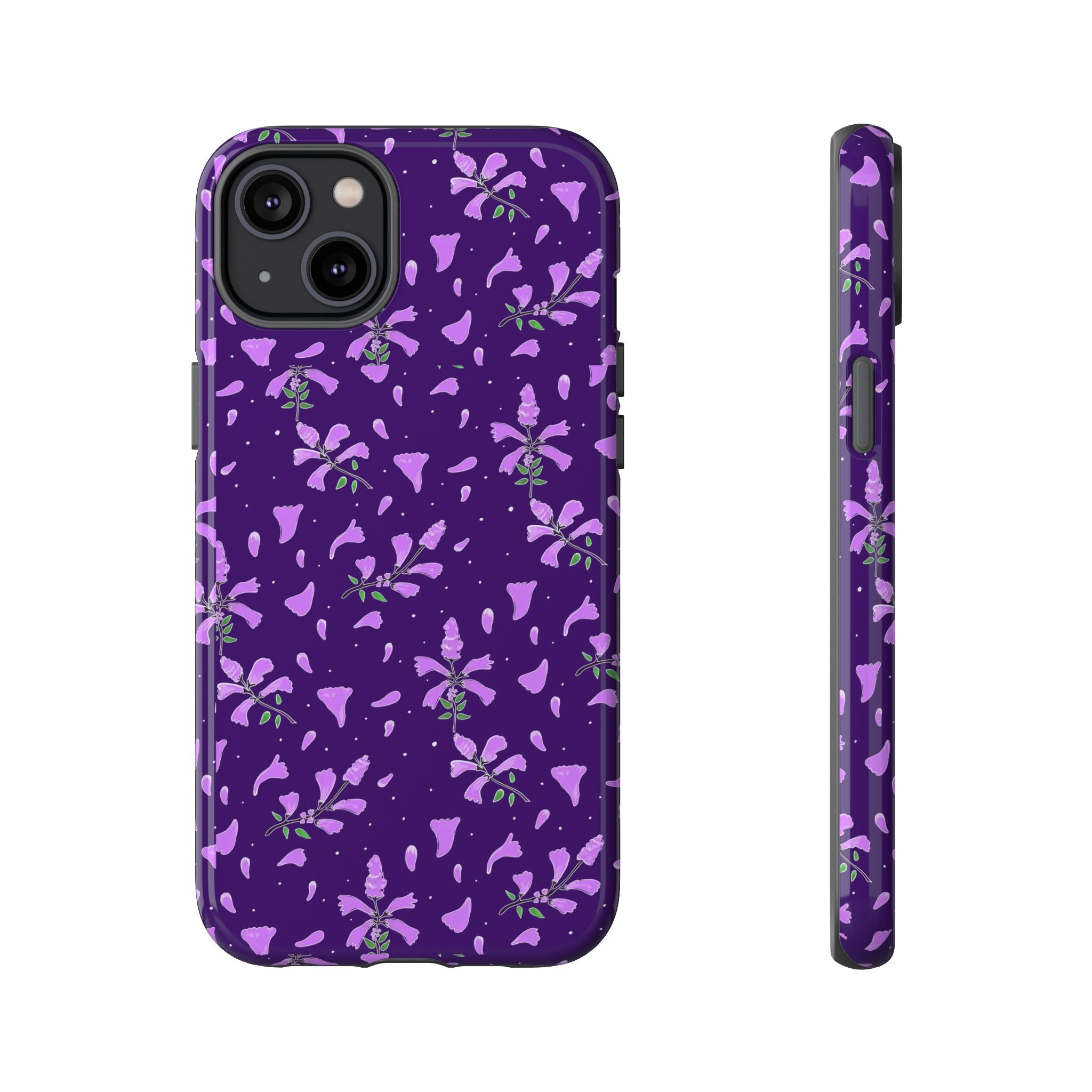Purple Wild Flower Tough Phone Cases Printify