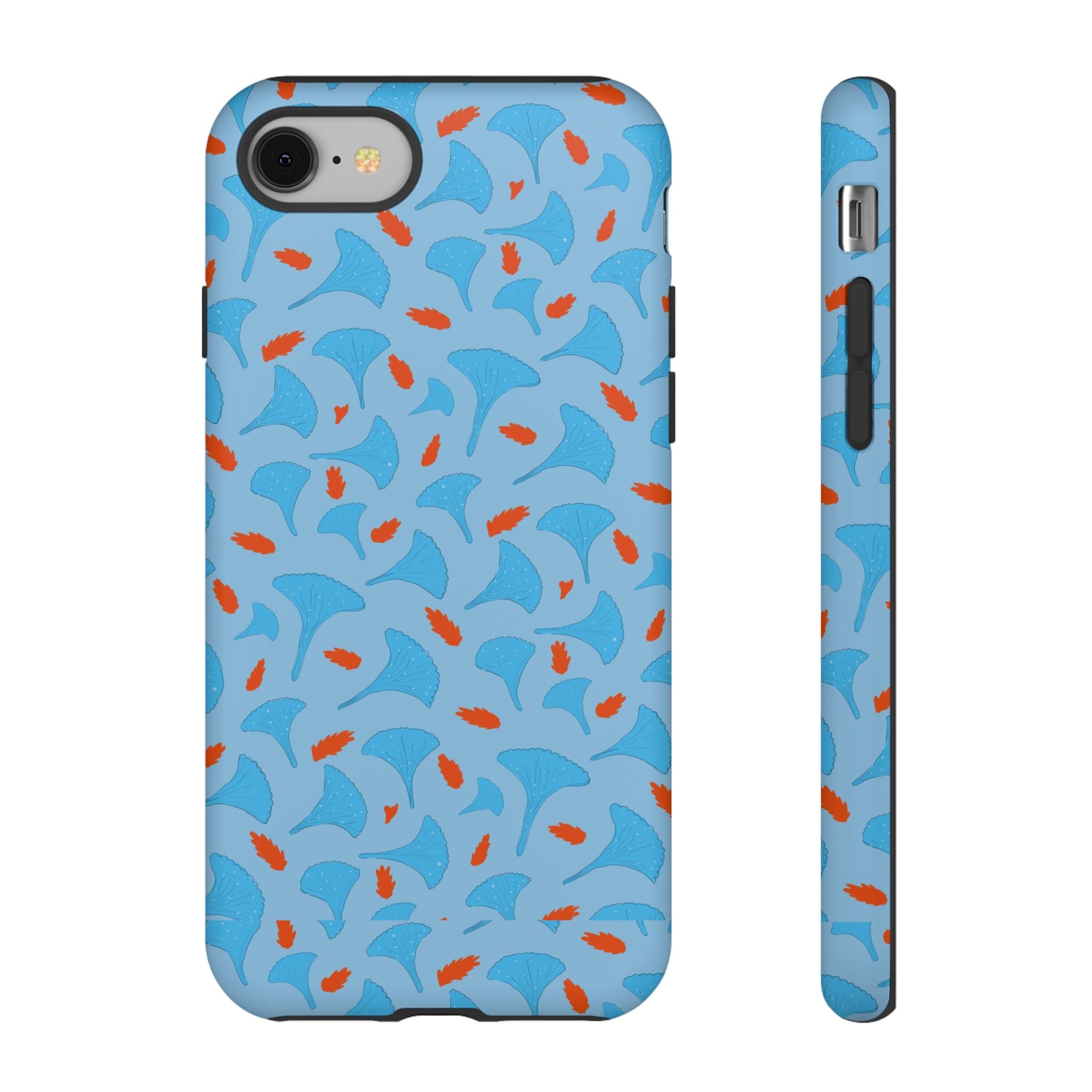 Blue Orange Odd Shape Themed Tough Cases Printify