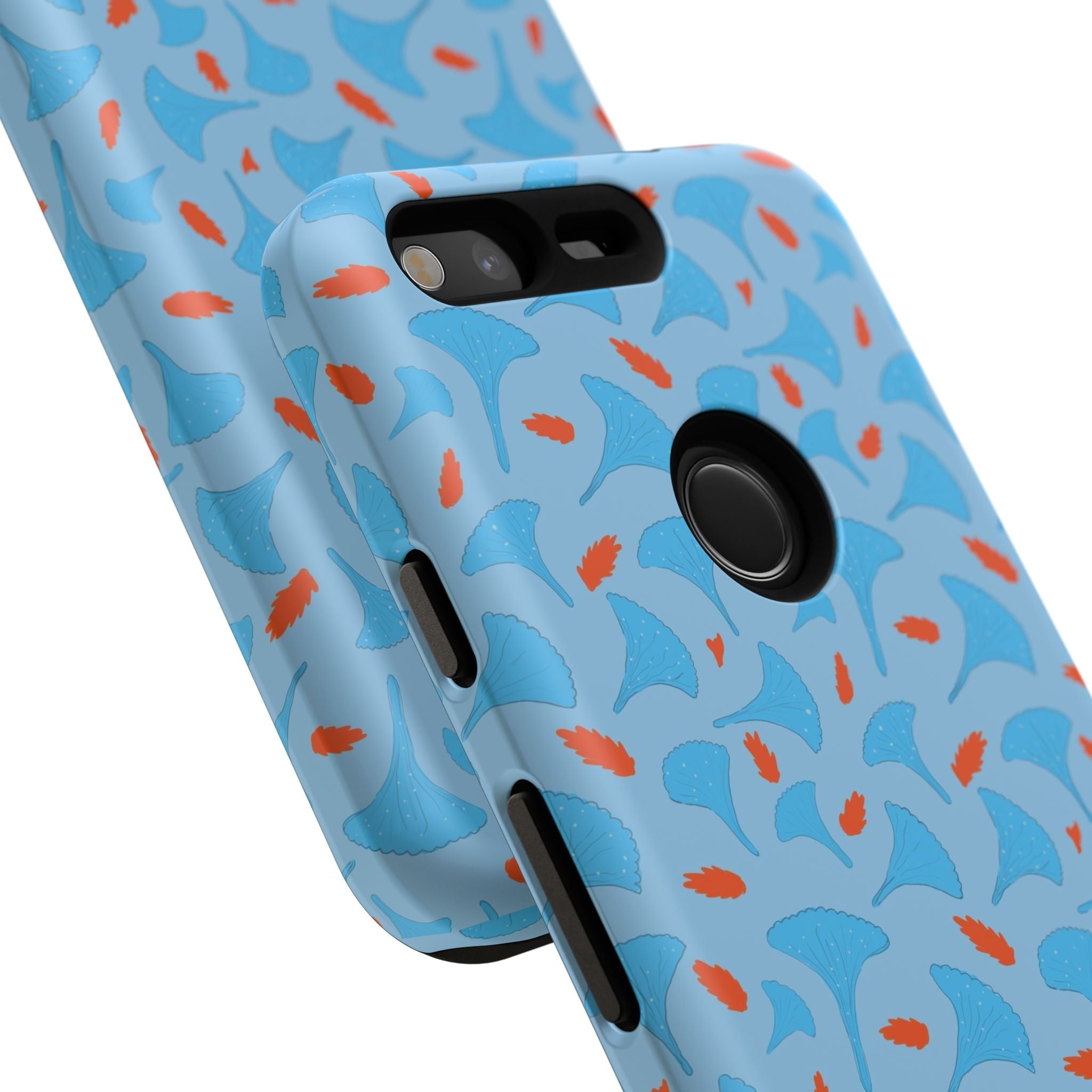 Blue Orange Odd Shape Themed Tough Cases Printify