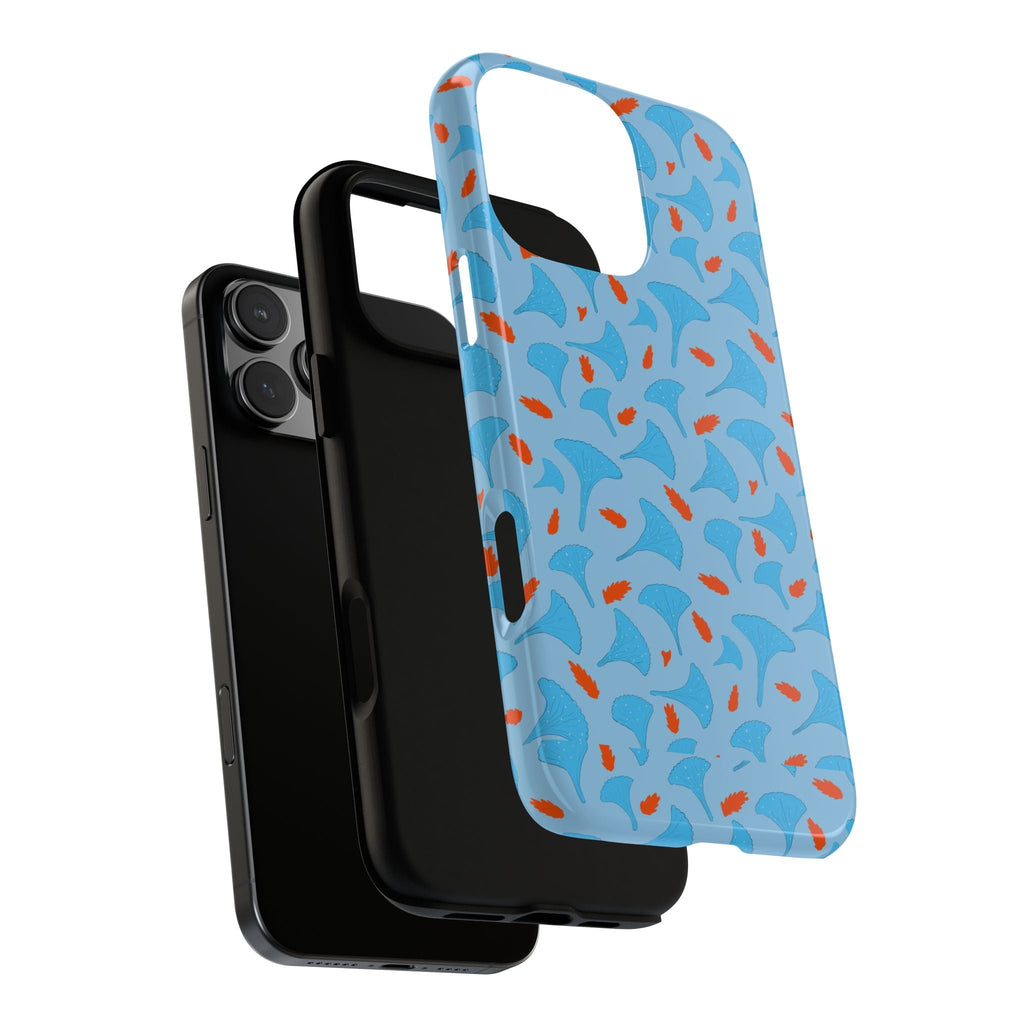 Blue Orange Odd Shape Themed Tough Cases Printify