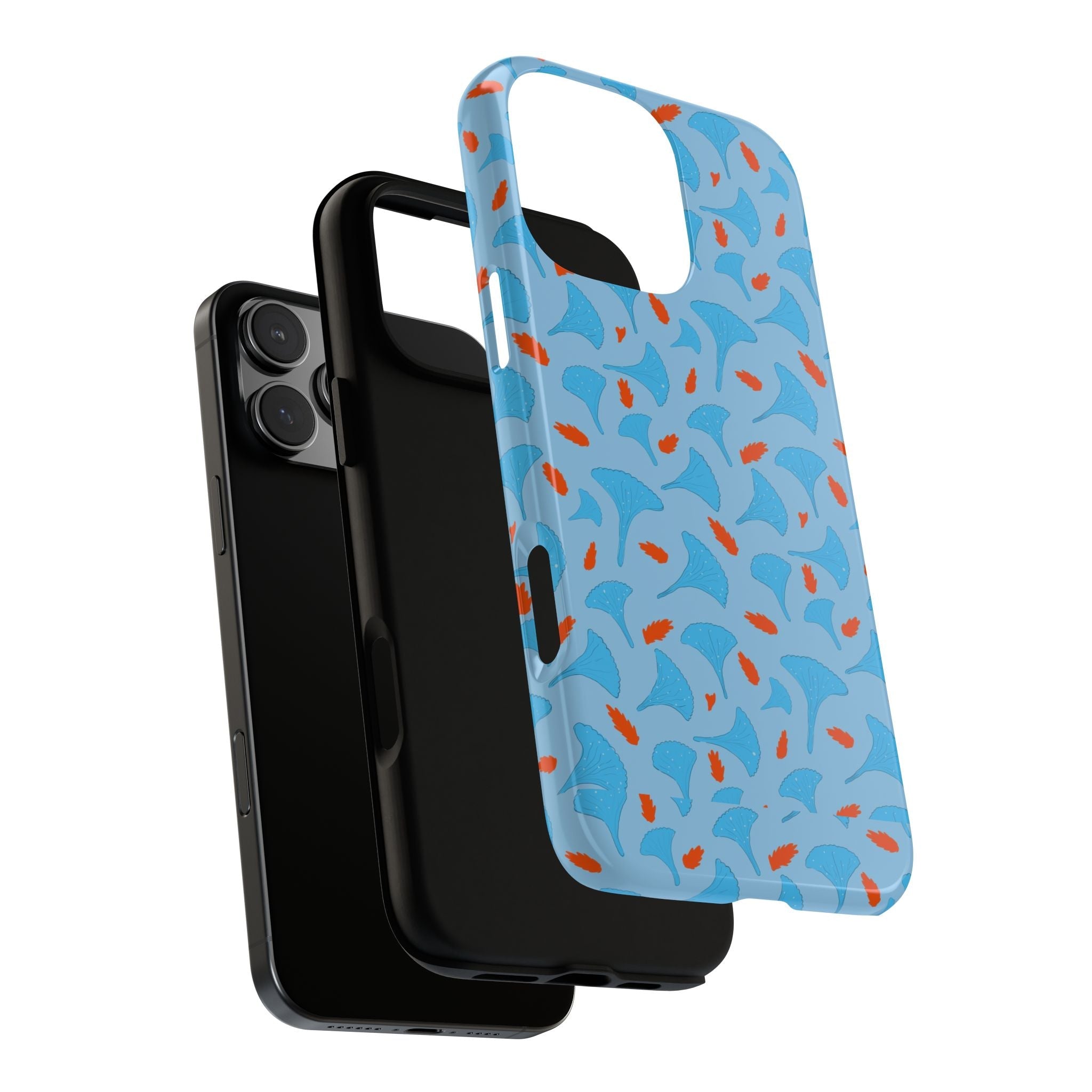 Blue Orange Odd Shape Themed Tough Cases Printify