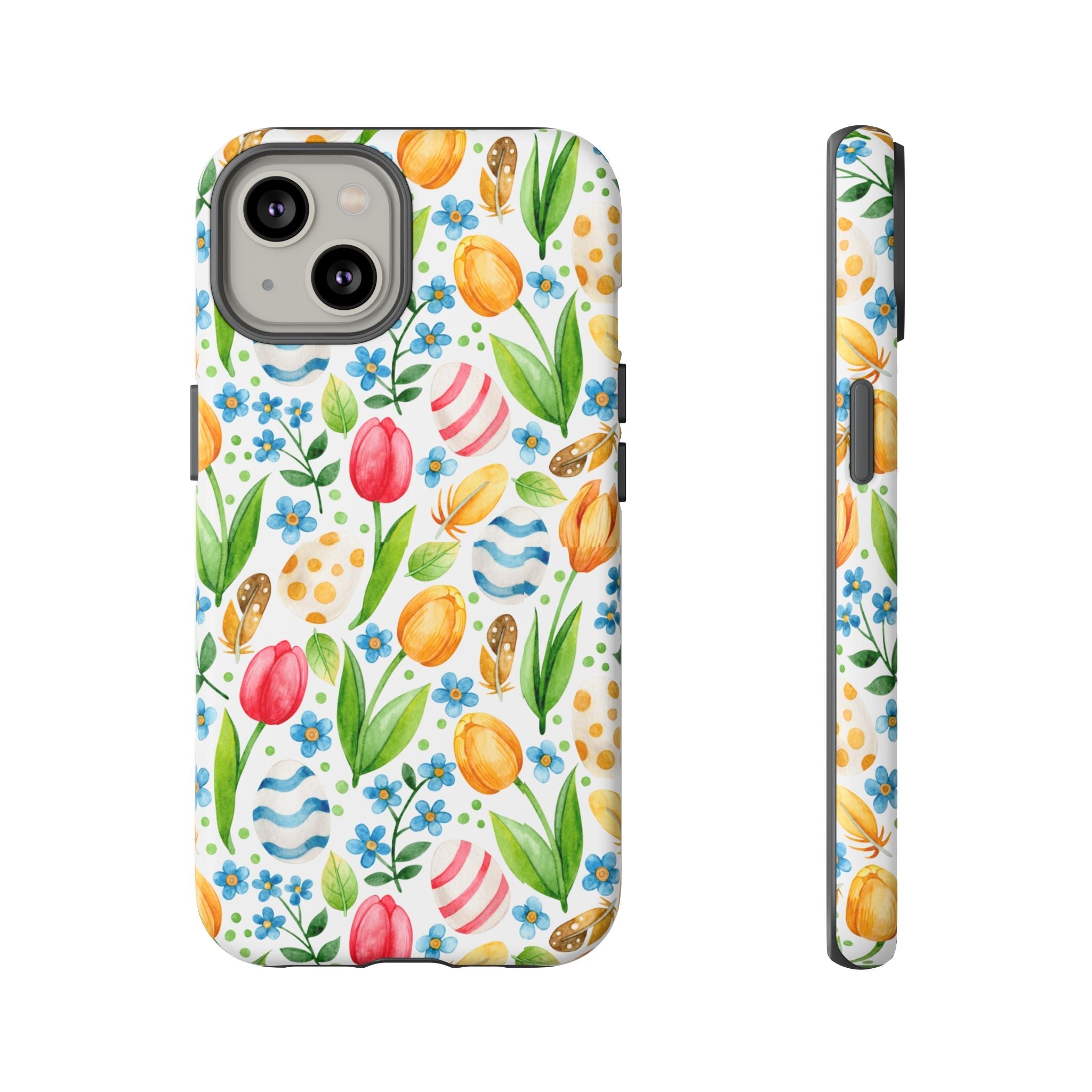 Cute Tulip Egg Theme Tough Cases Printify