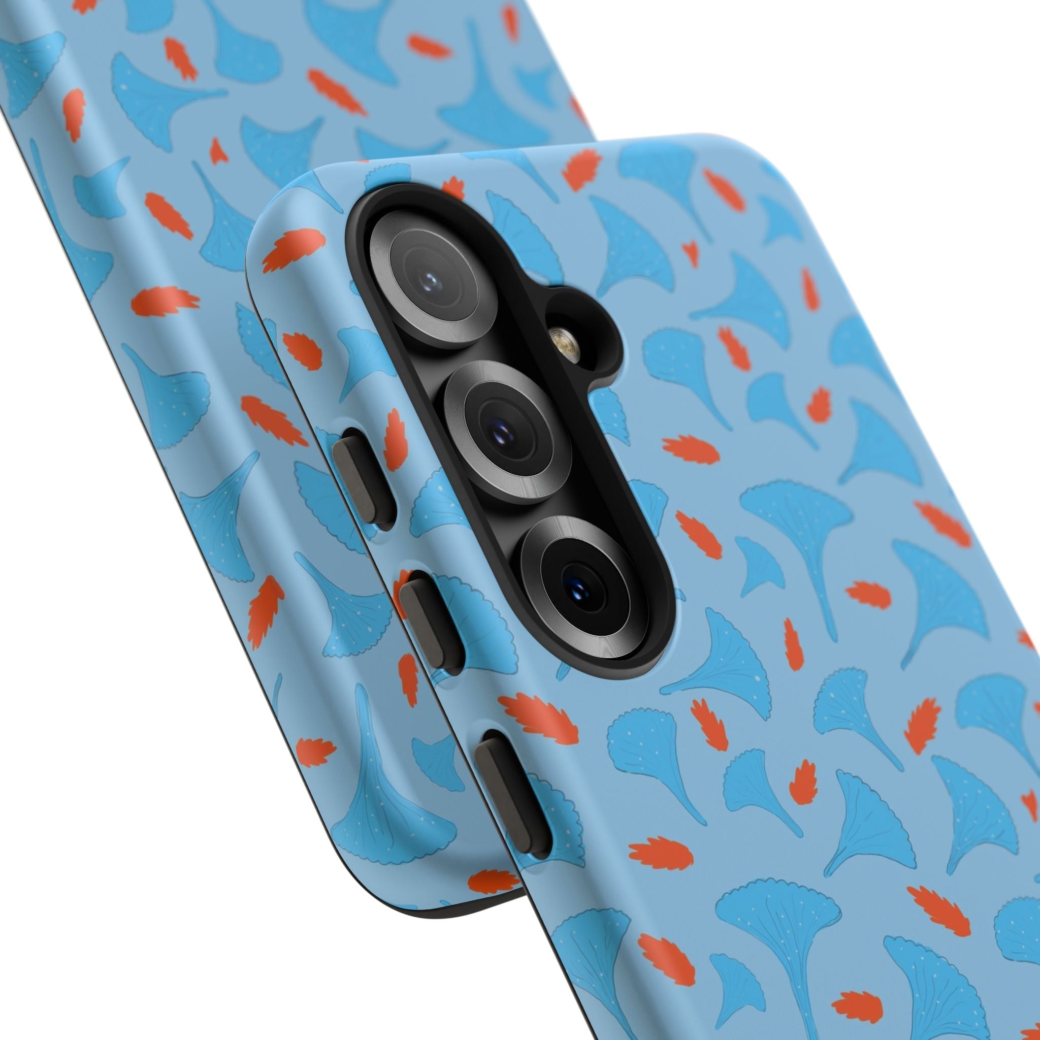 Blue Orange Odd Shape Themed Tough Cases Printify