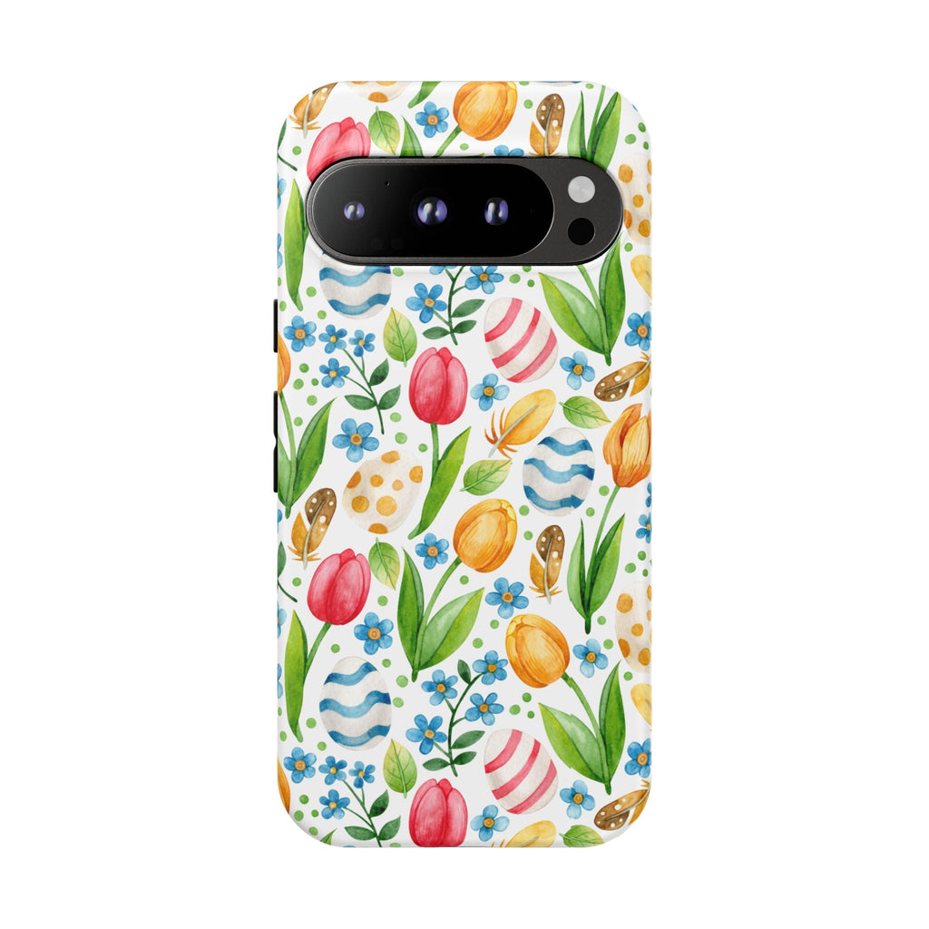 Cute Tulip Egg Theme Tough Cases Printify