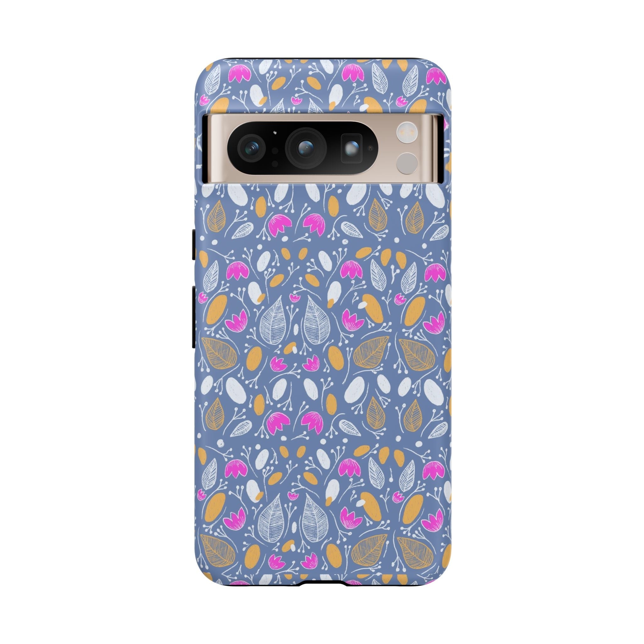 Abstract Grey Small BotanicThemed Tough Cases-Matte and Glossy Printify
