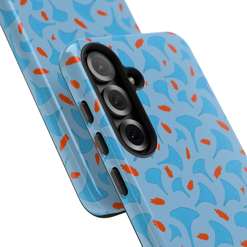 Blue Orange Odd Shape Themed Tough Cases Printify