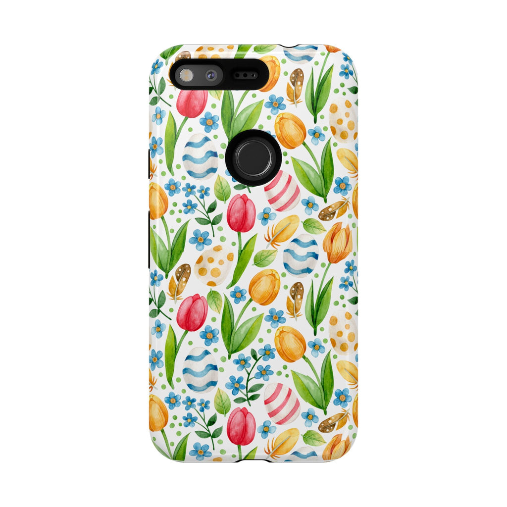 Cute Tulip Egg Theme Tough Cases Printify