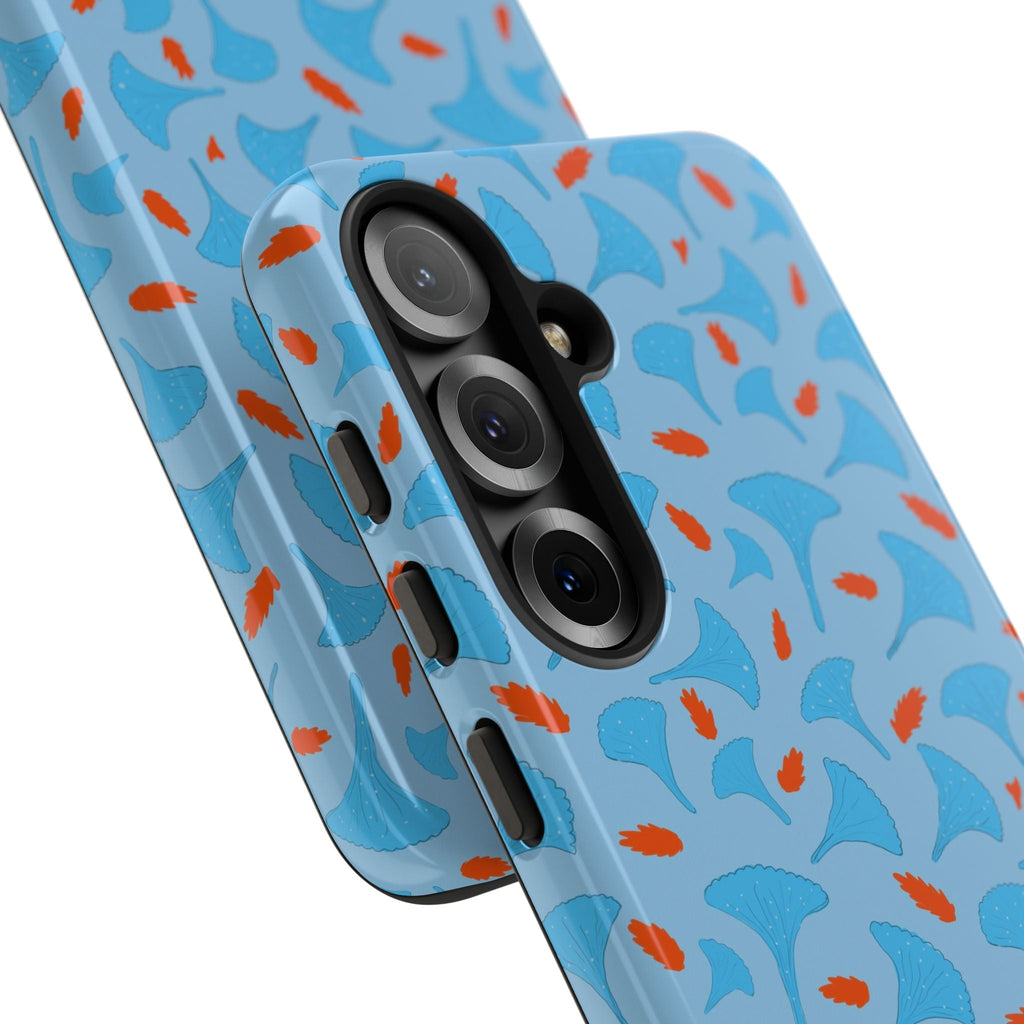 Blue Orange Odd Shape Themed Tough Cases Printify
