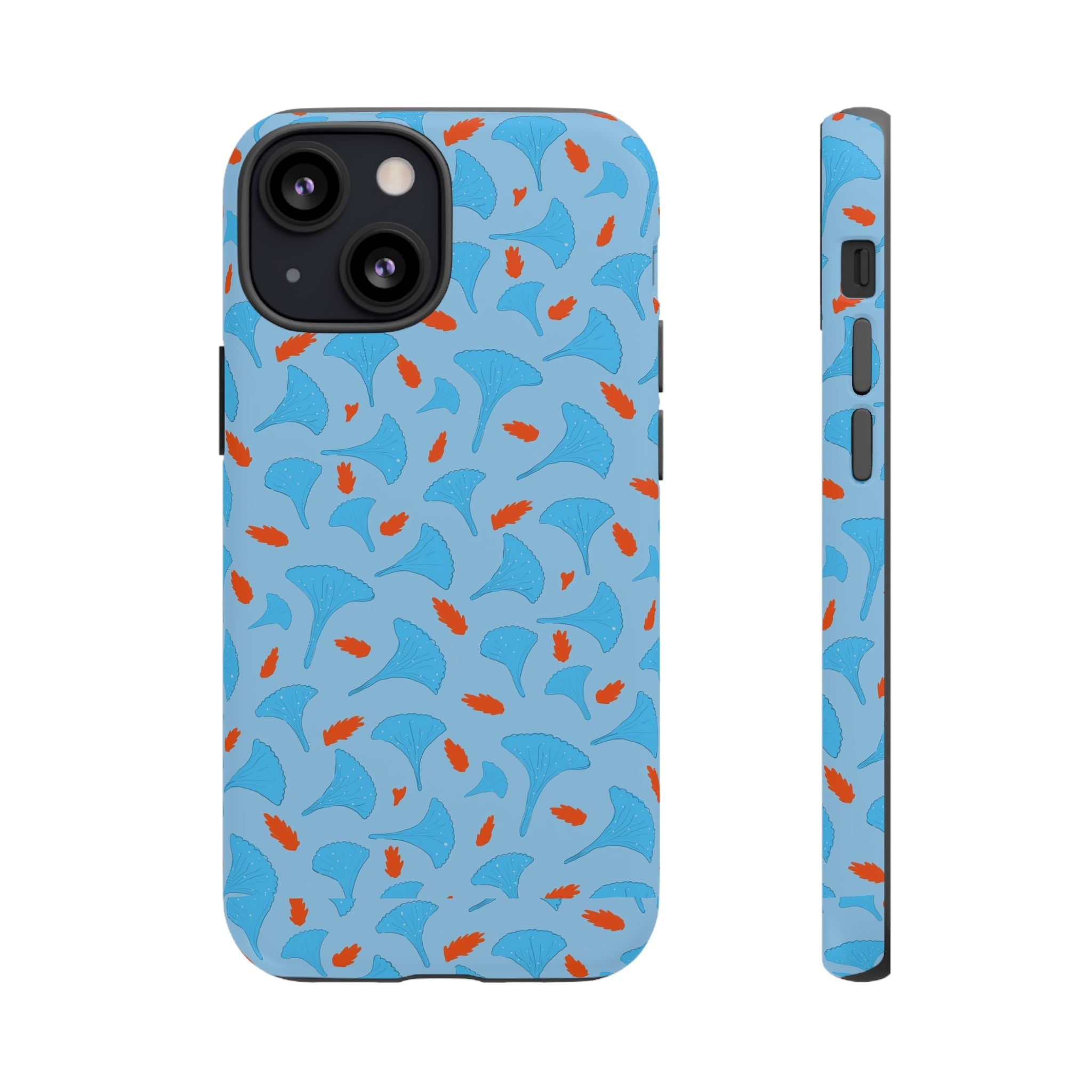 Blue Orange Odd Shape Themed Tough Cases Printify