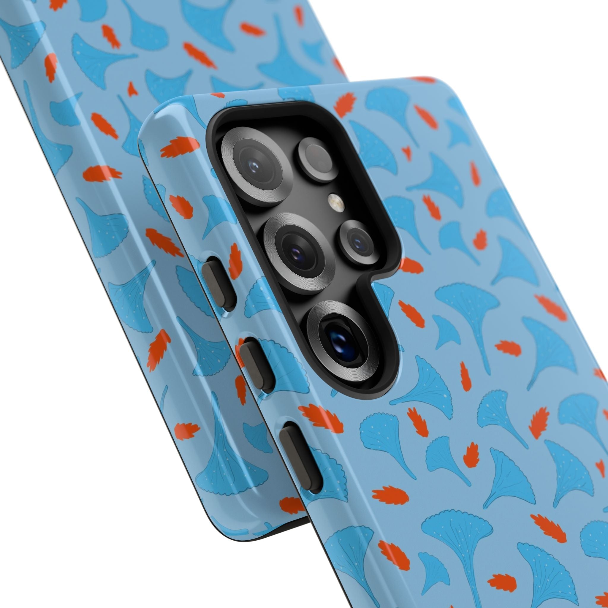 Blue Orange Odd Shape Themed Tough Cases Printify