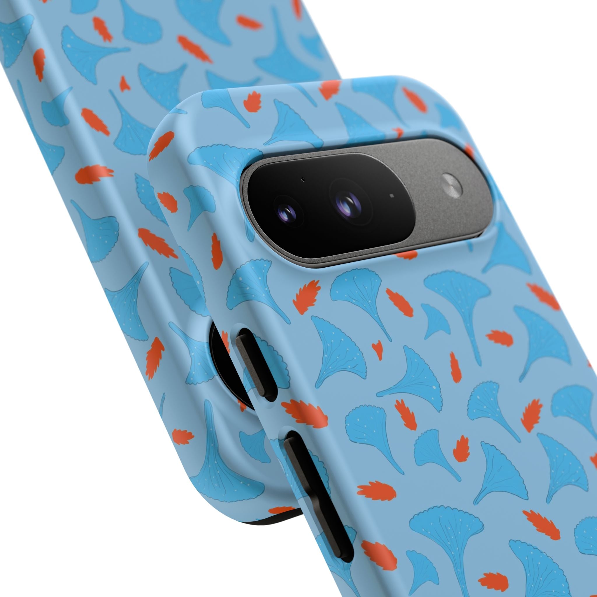Blue Orange Odd Shape Themed Tough Cases Printify
