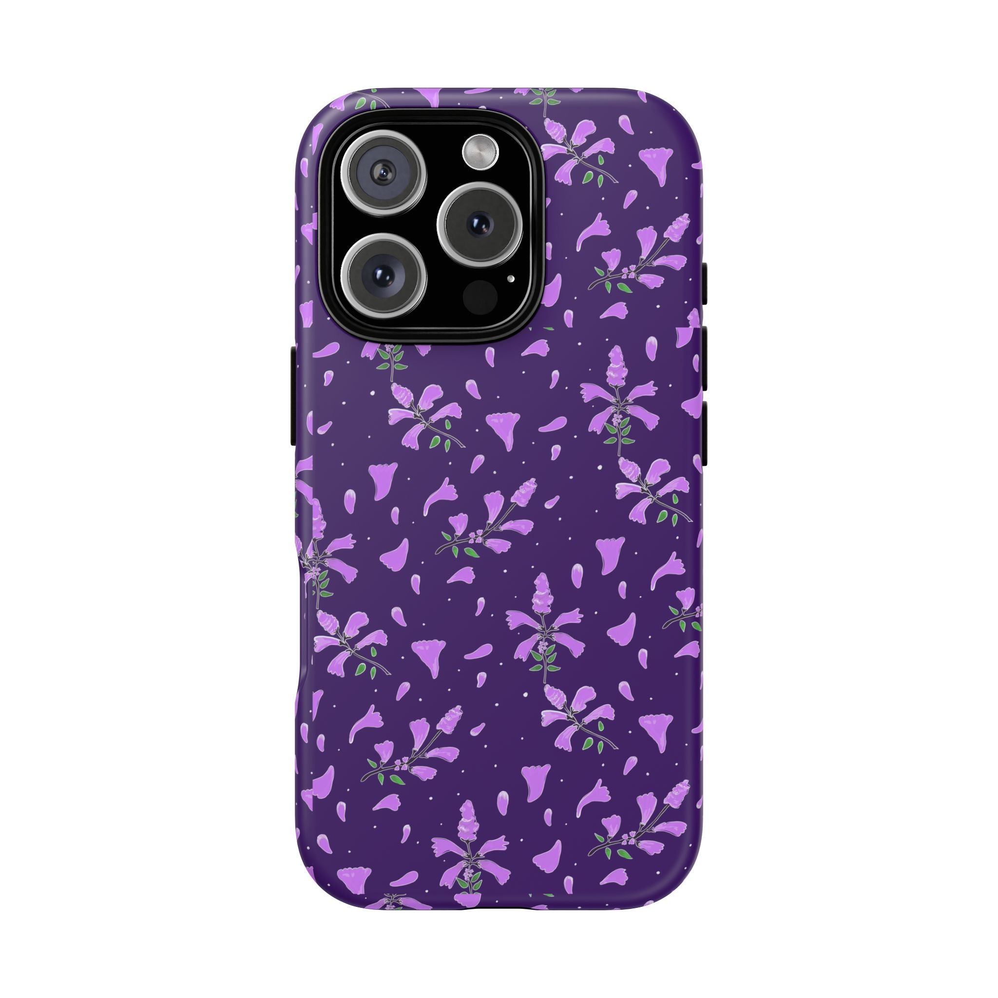 Purple Wild Flower Tough Phone Cases Printify