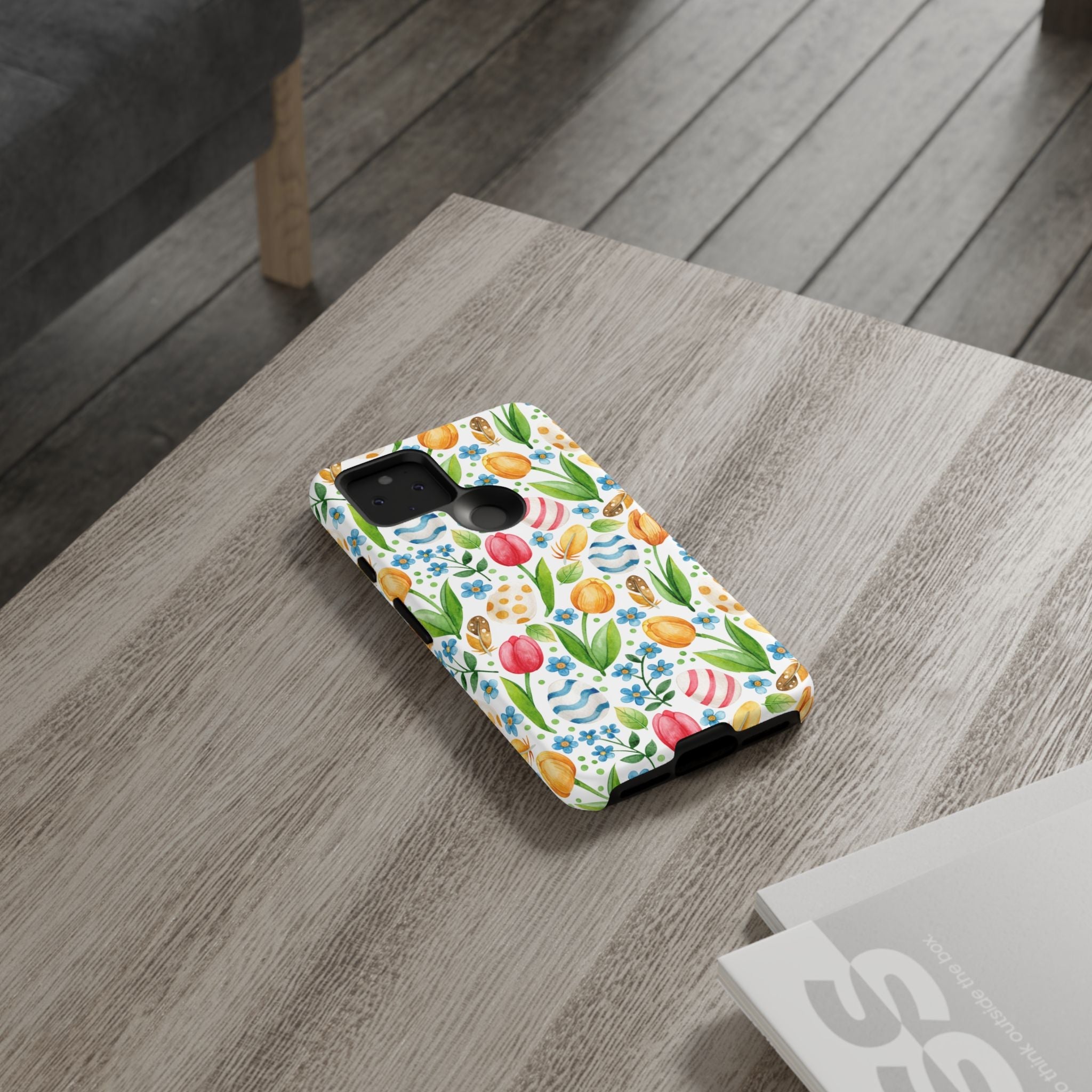 Cute Tulip Egg Theme Tough Cases Printify