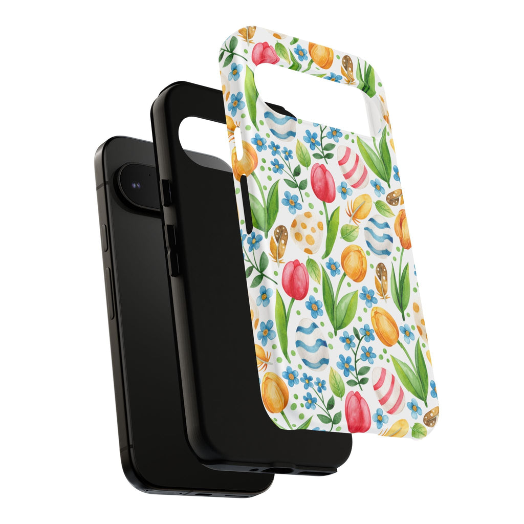 Cute Tulip Egg Theme Tough Cases Printify