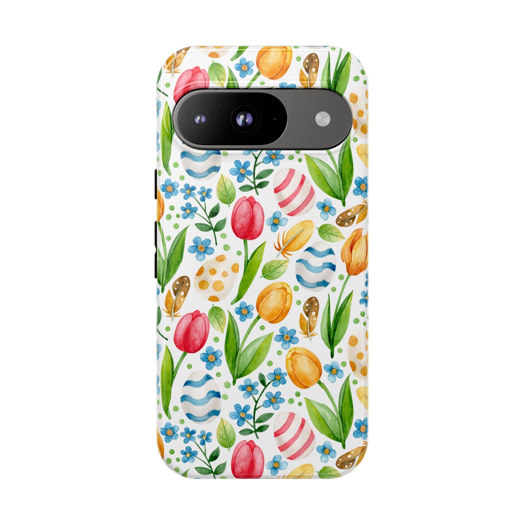 Cute Tulip Egg Theme Tough Cases Printify