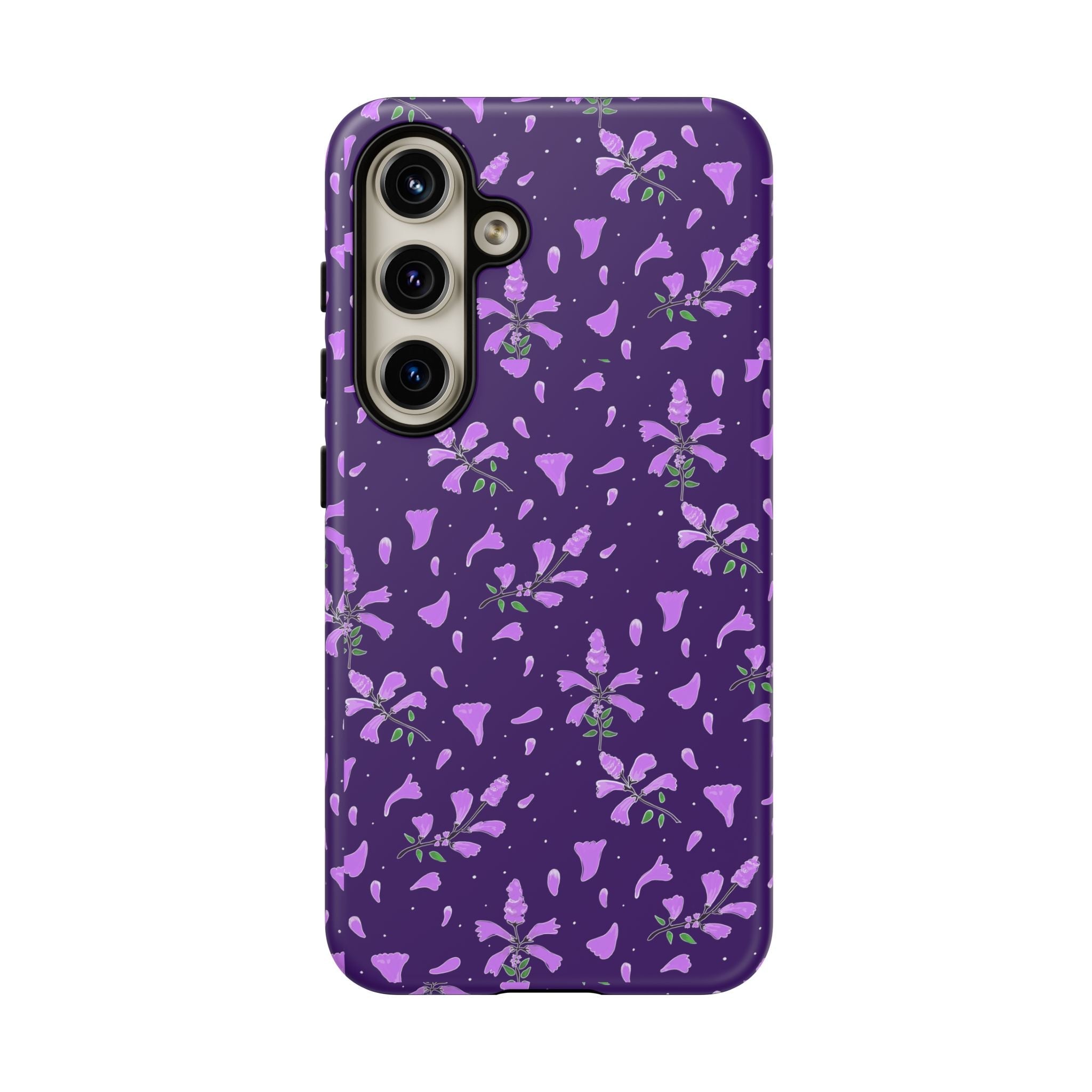 Purple Wild Flower Tough Phone Cases Printify