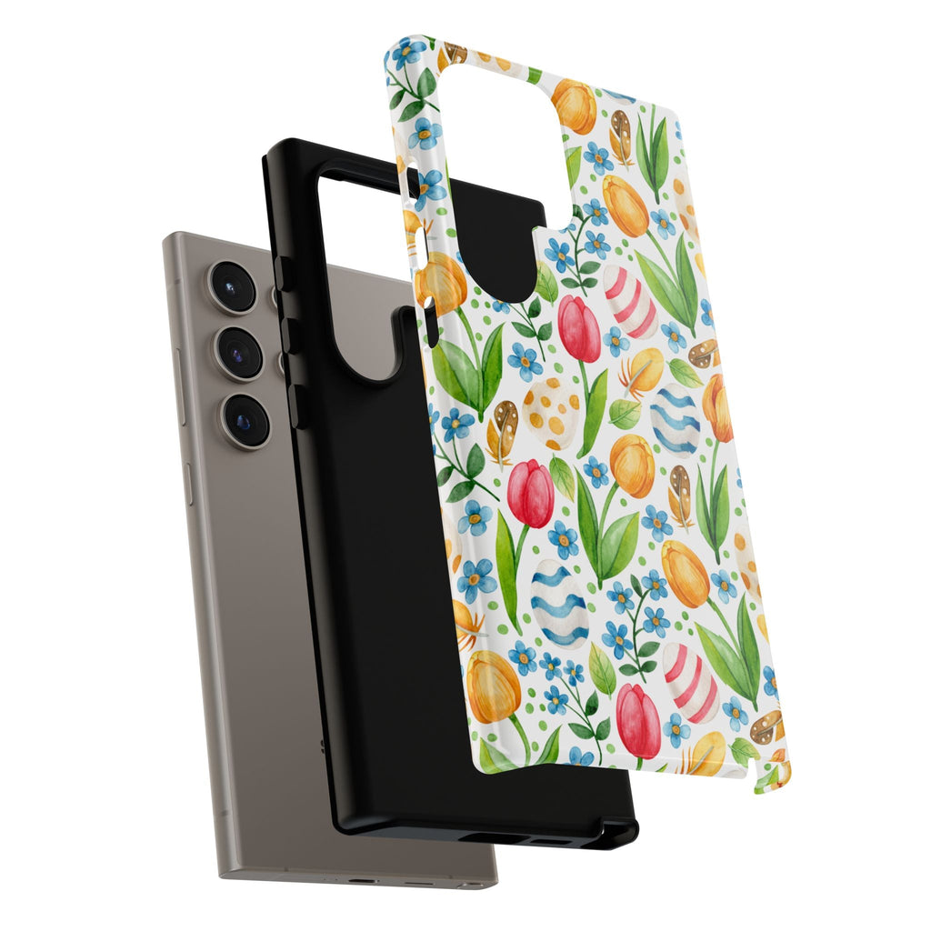 Cute Tulip Egg Theme Tough Cases Printify