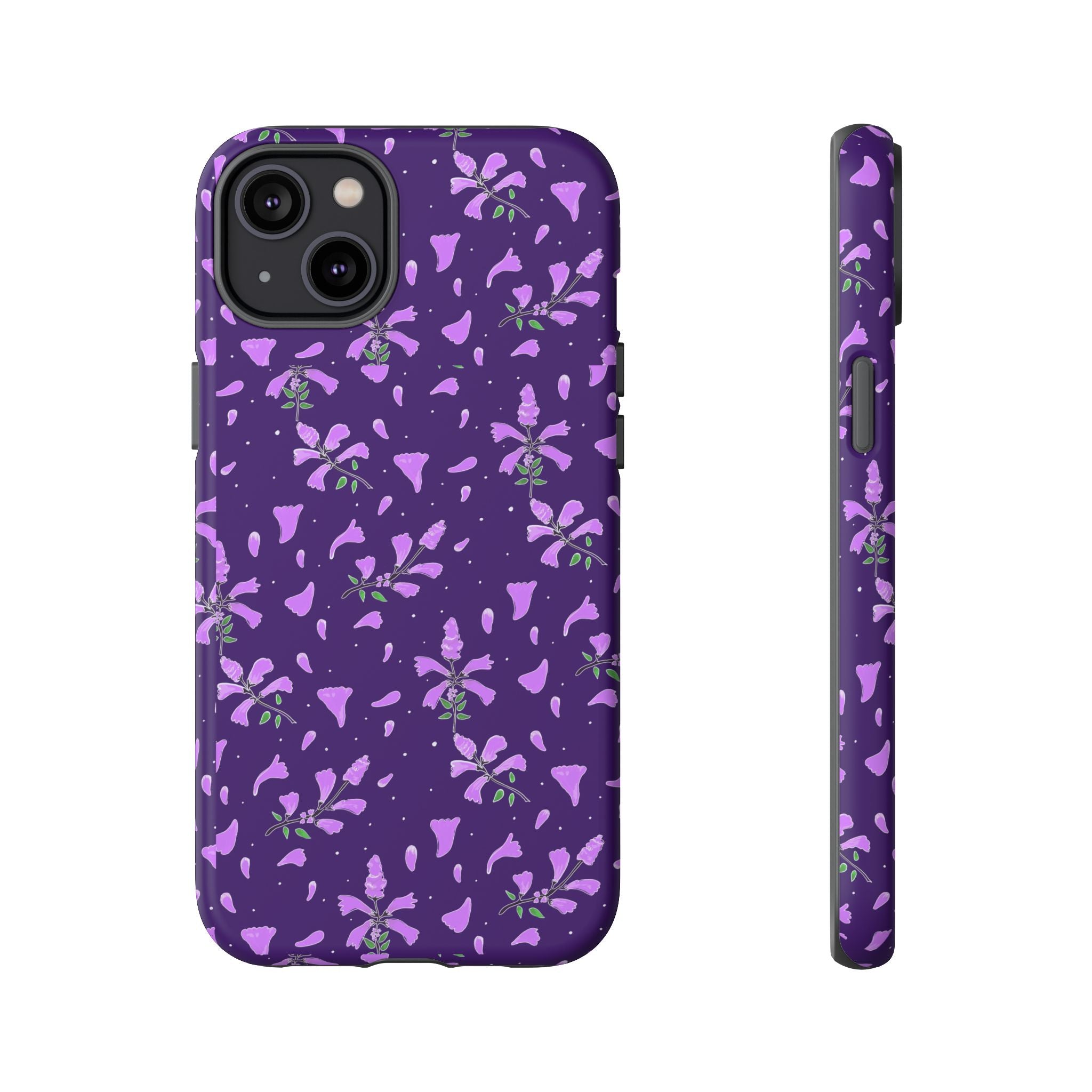 Purple Wild Flower Tough Phone Cases Printify