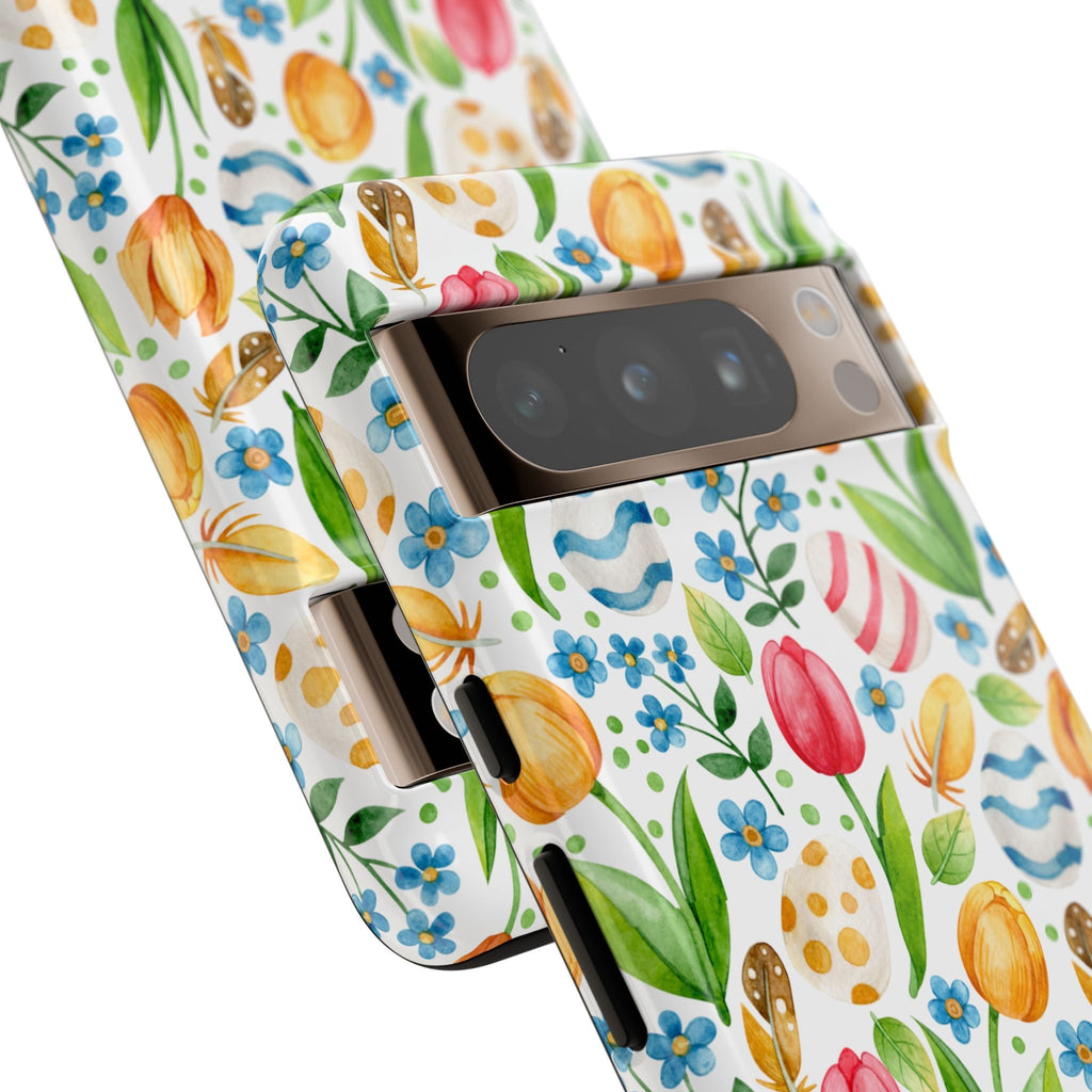 Cute Tulip Egg Theme Tough Cases Printify