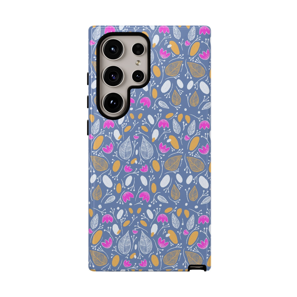 Abstract Grey Small BotanicThemed Tough Cases-Matte and Glossy Printify
