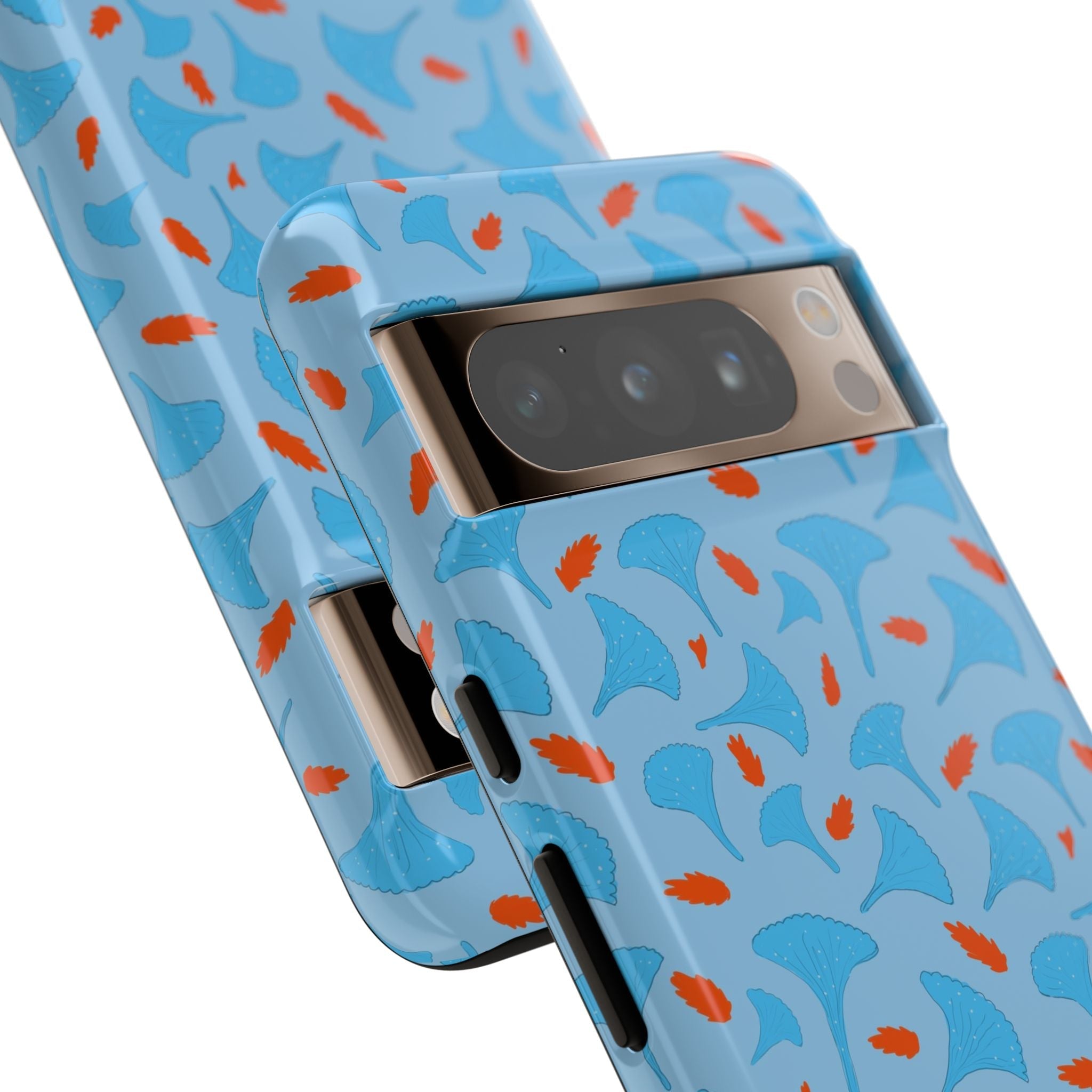 Blue Orange Odd Shape Themed Tough Cases Printify