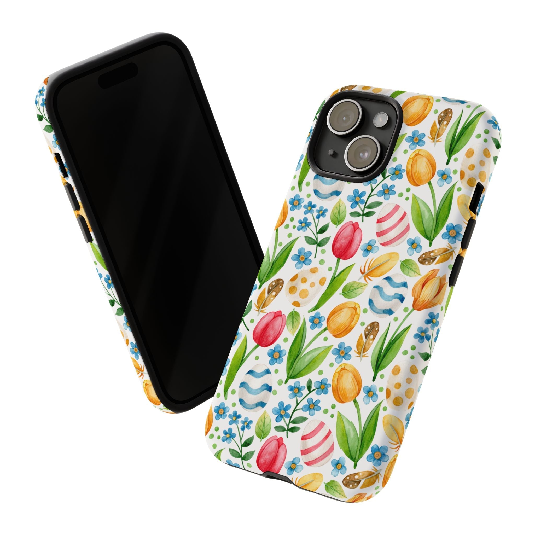 Cute Tulip Egg Theme Tough Cases Printify