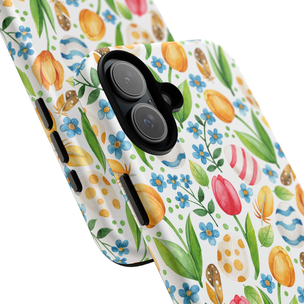 Cute Tulip Egg Theme Tough Cases Printify
