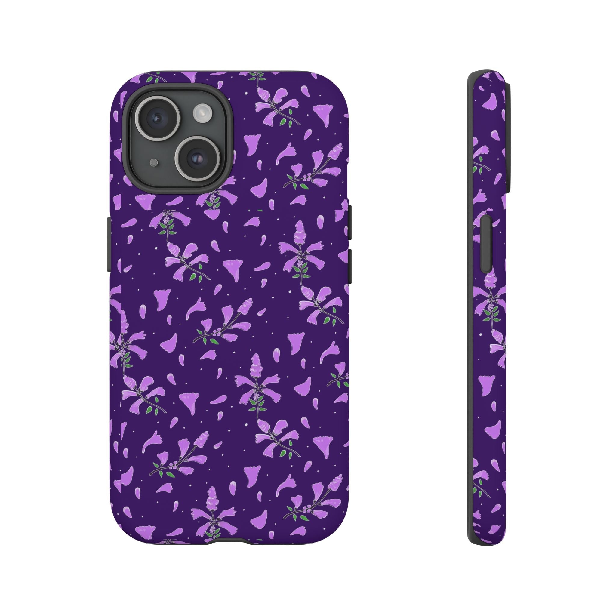 Purple Wild Flower Tough Phone Cases Printify