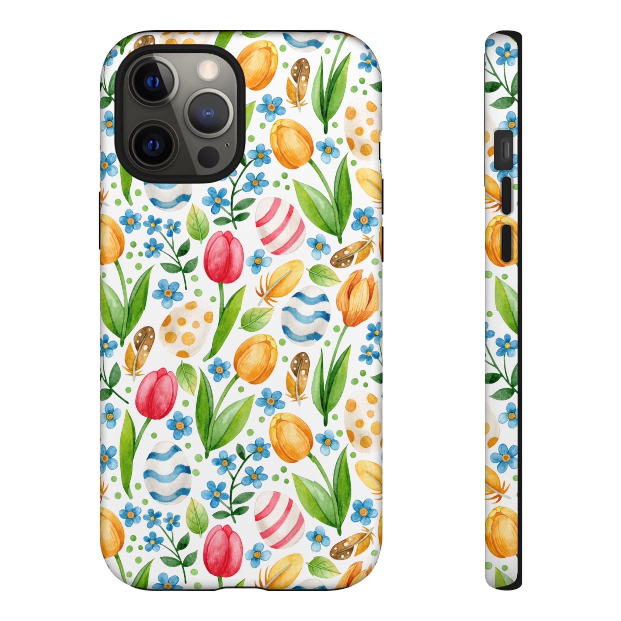 Cute Tulip Egg Theme Tough Cases Printify