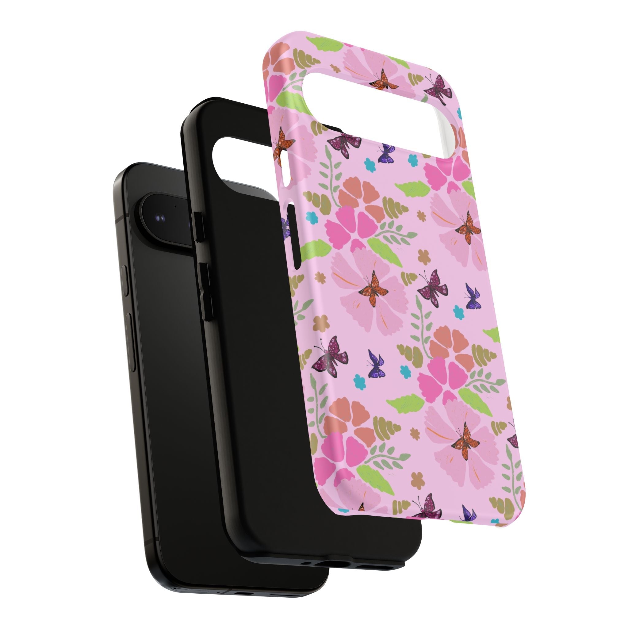 Pink Butterfly Garden Theme Tough Cases Printify